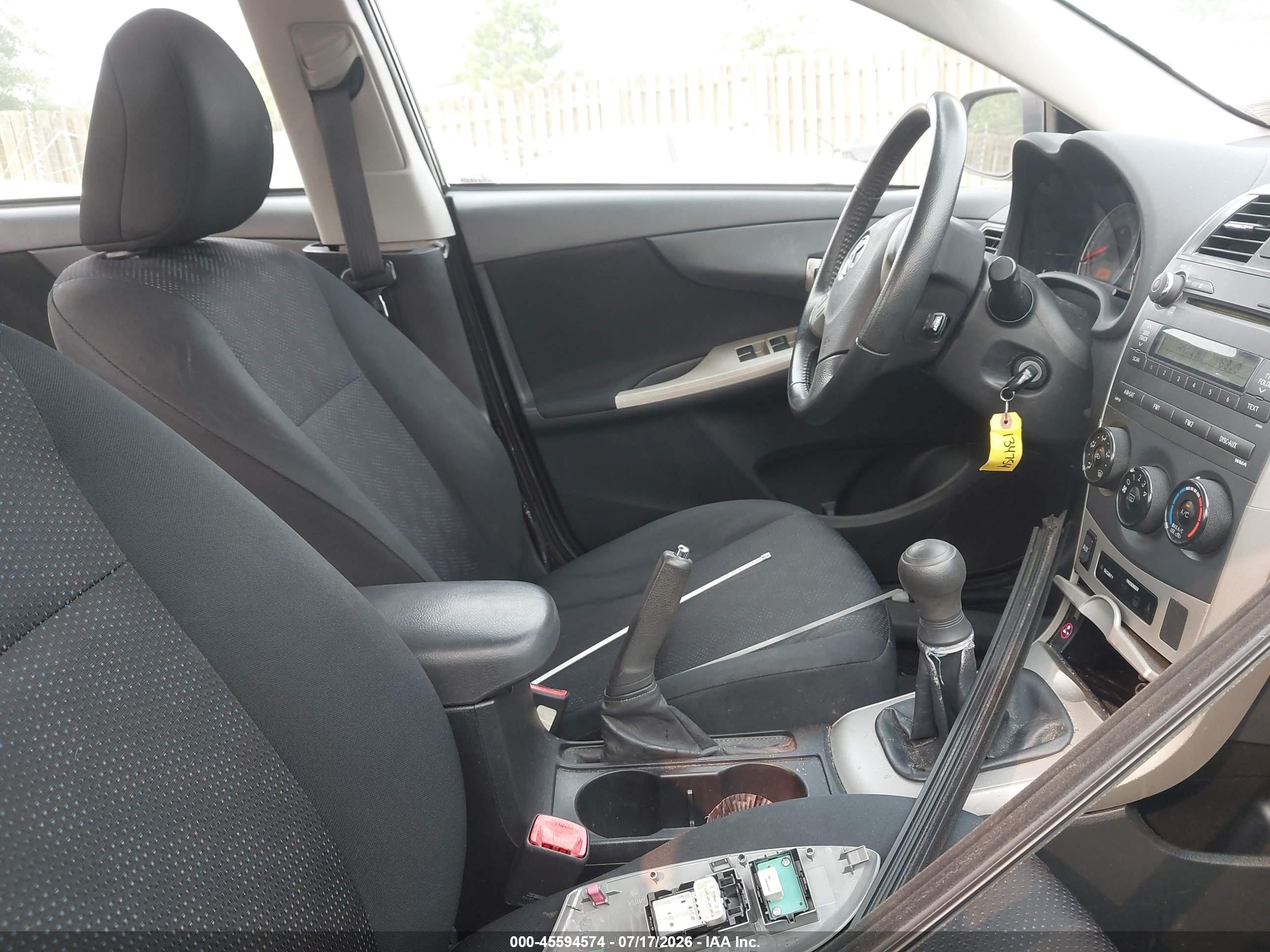 2010 Toyota Corolla S Black vin: 2T1BU4EE4AC248929