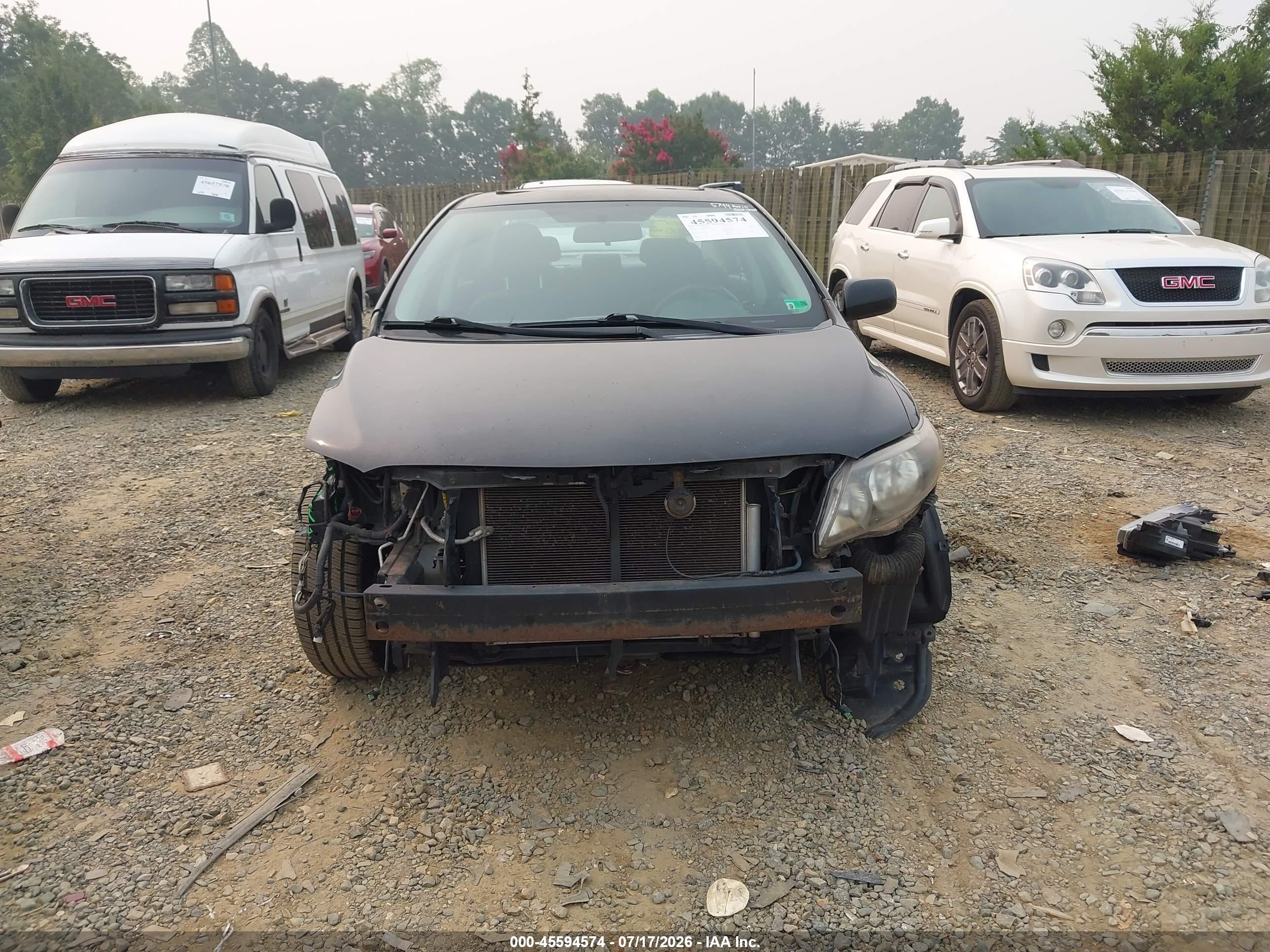 2010 Toyota Corolla S Black vin: 2T1BU4EE4AC248929