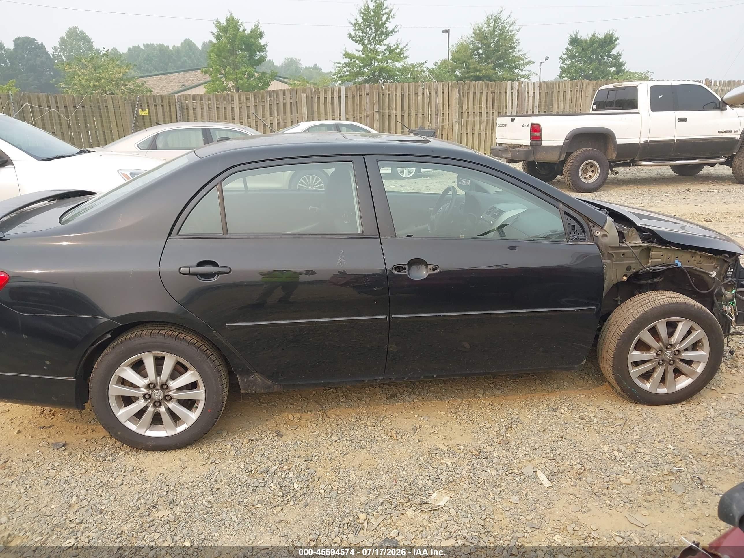 2010 Toyota Corolla S Black vin: 2T1BU4EE4AC248929
