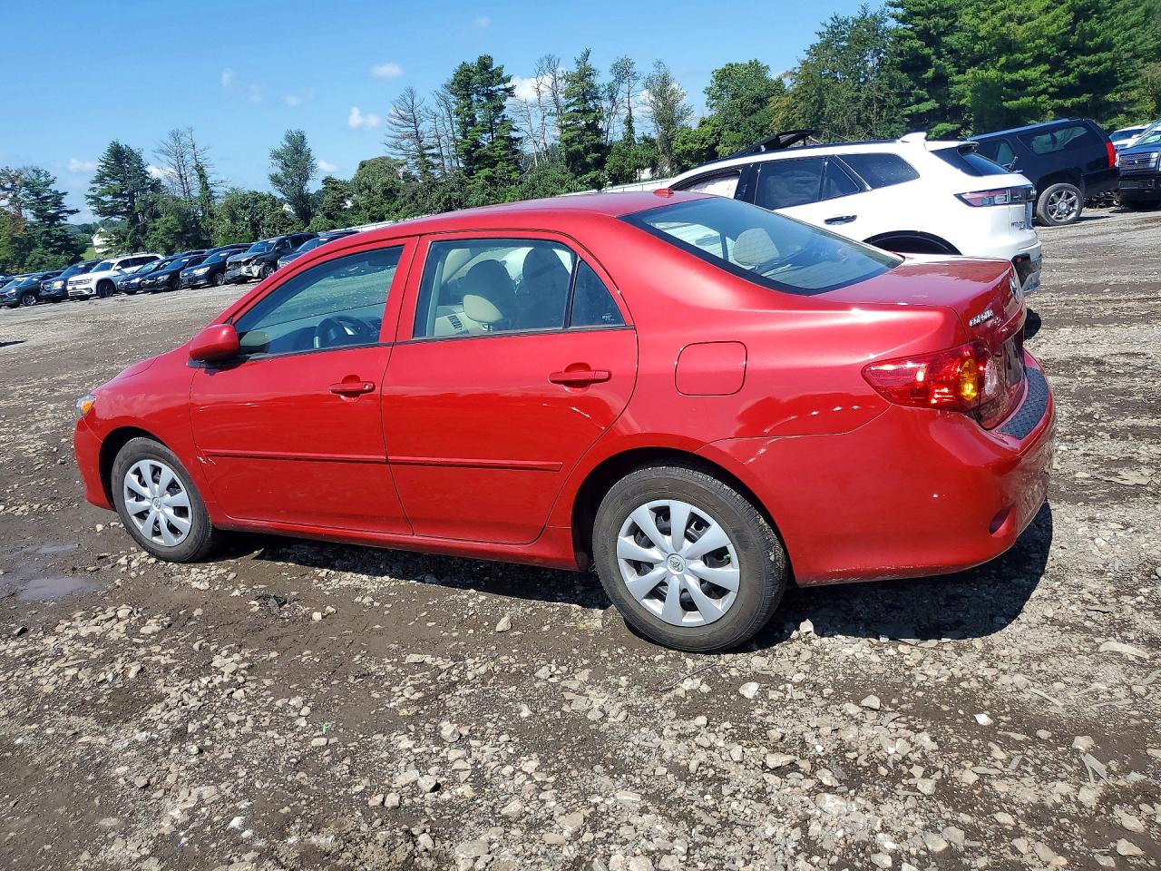 2010 Toyota Corolla Le Red vin: 2T1BU4EE4AC265455