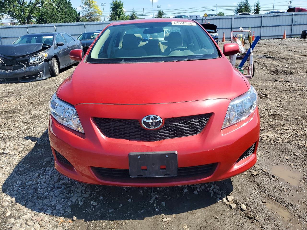 2010 Toyota Corolla Le Red vin: 2T1BU4EE4AC265455