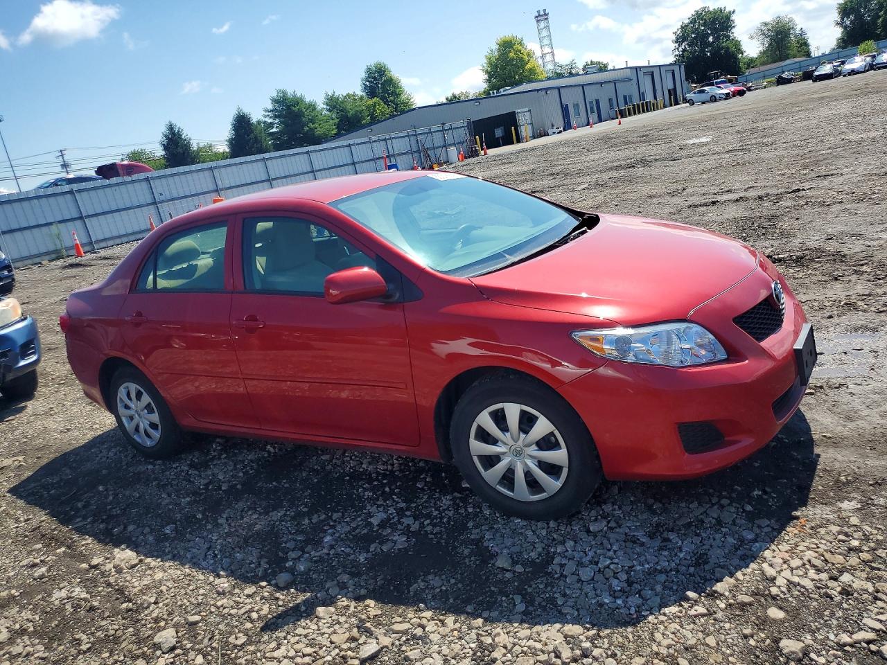 2010 Toyota Corolla Le Red vin: 2T1BU4EE4AC265455