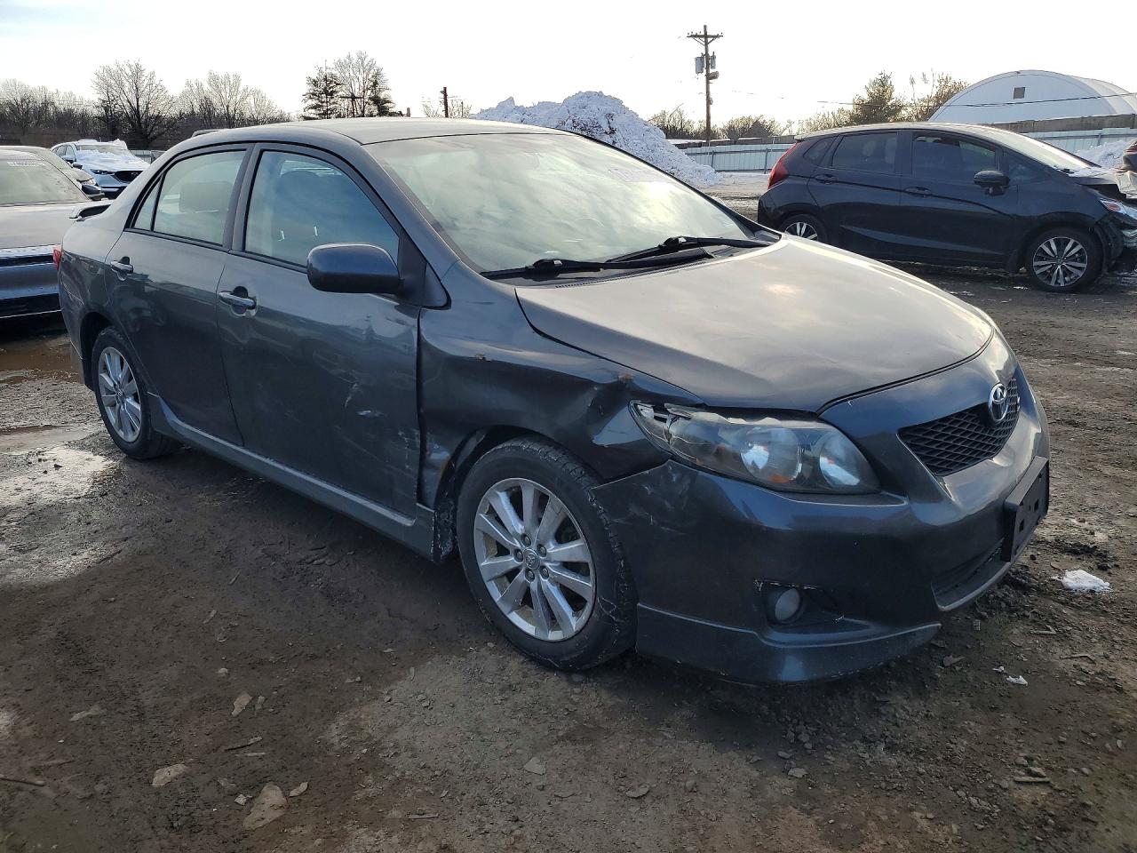 2010 Toyota Corolla Base Gray vin: 2T1BU4EE4AC270879