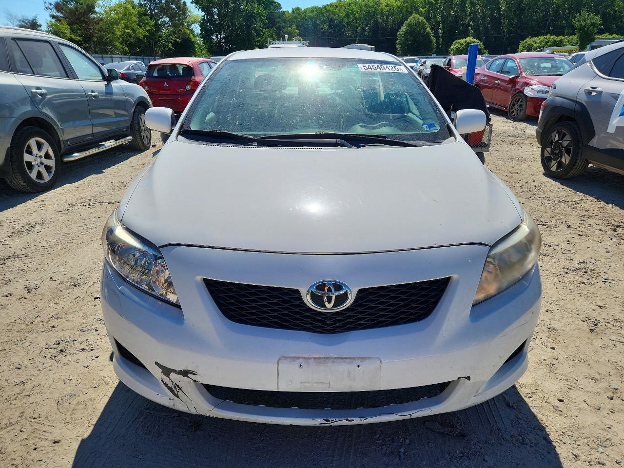 2010 Toyota Corolla Le White vin: 2T1BU4EE4AC276410