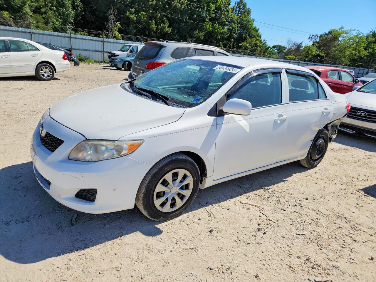 2010 Toyota Corolla Le White vin: 2T1BU4EE4AC276410