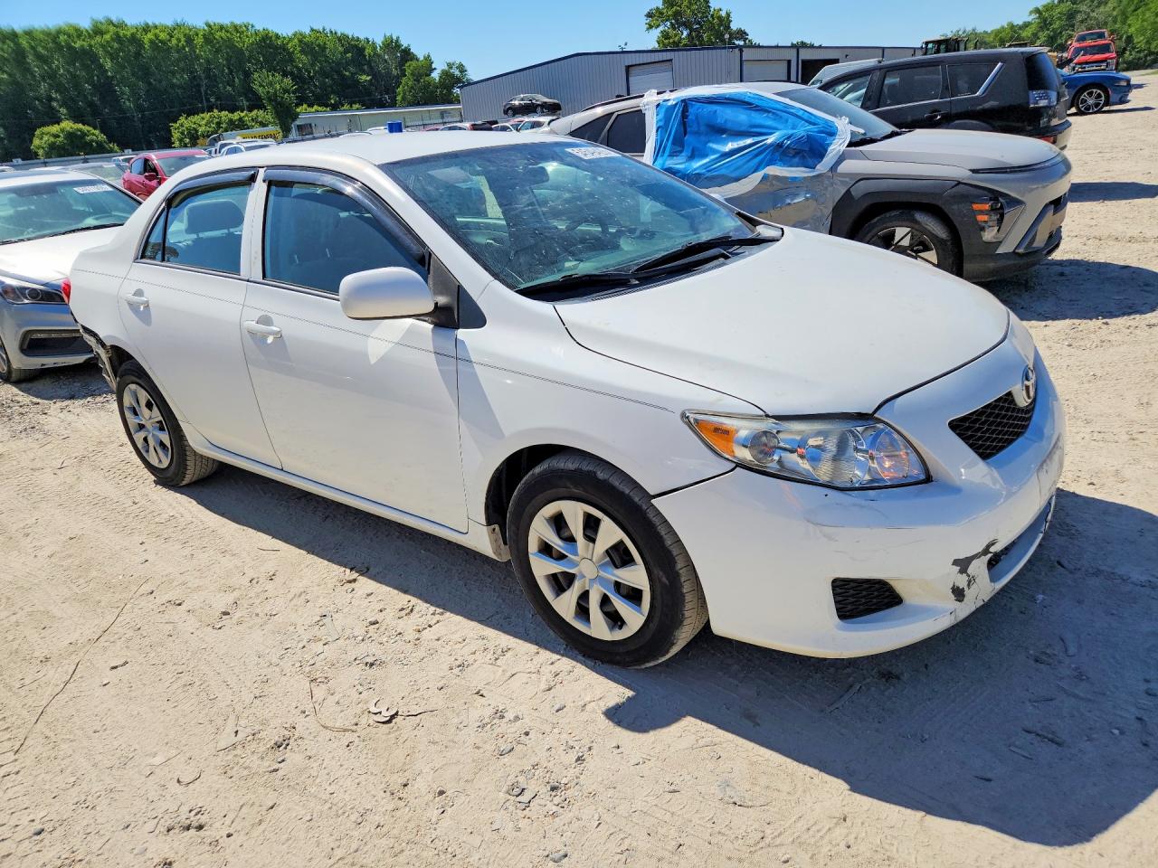 2010 Toyota Corolla Le White vin: 2T1BU4EE4AC276410