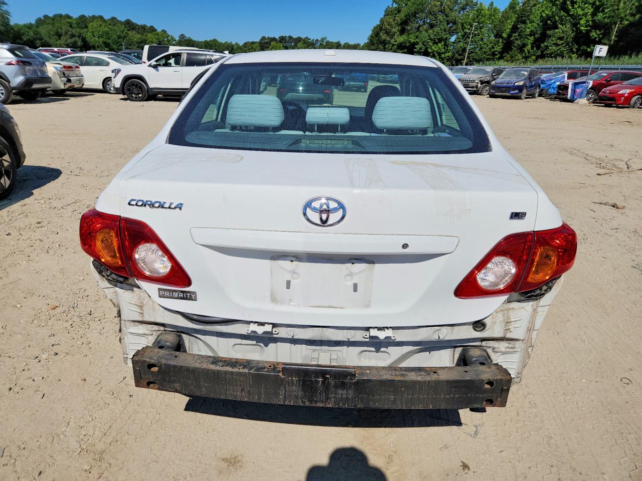 2010 Toyota Corolla Le White vin: 2T1BU4EE4AC276410
