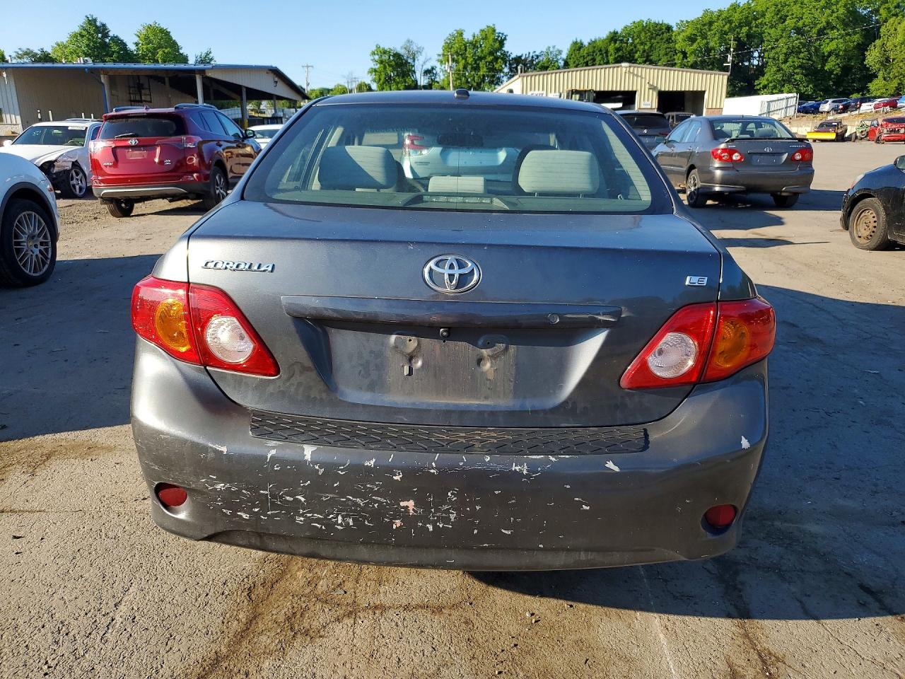 2010 Toyota Corolla Le Gray vin: 2T1BU4EE4AC300009
