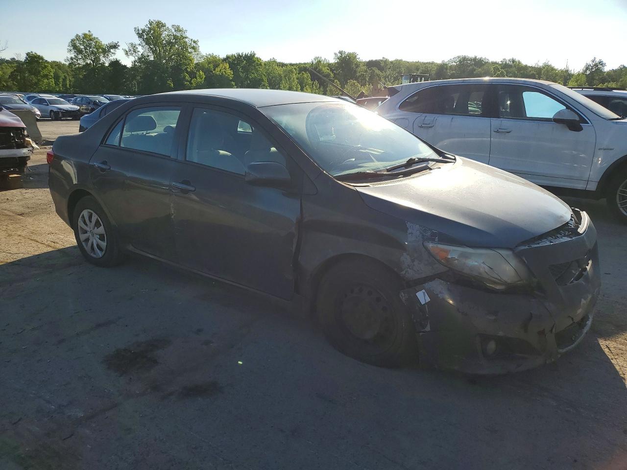 2010 Toyota Corolla Le Gray vin: 2T1BU4EE4AC300009