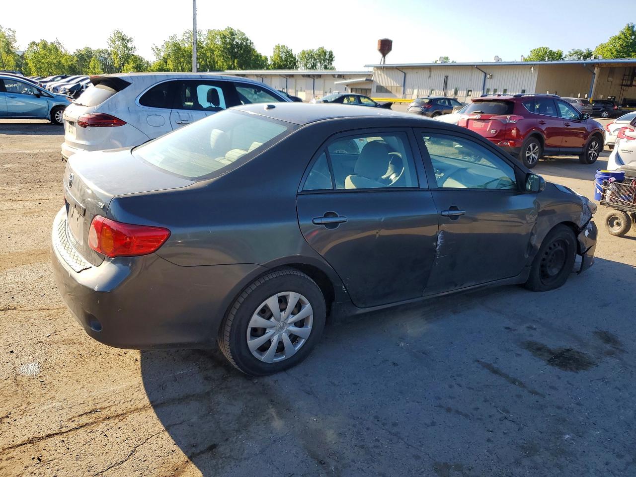2010 Toyota Corolla Le Gray vin: 2T1BU4EE4AC300009