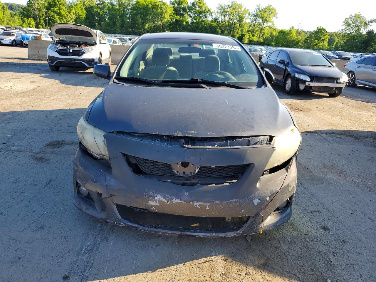 2010 Toyota Corolla Le Gray vin: 2T1BU4EE4AC300009