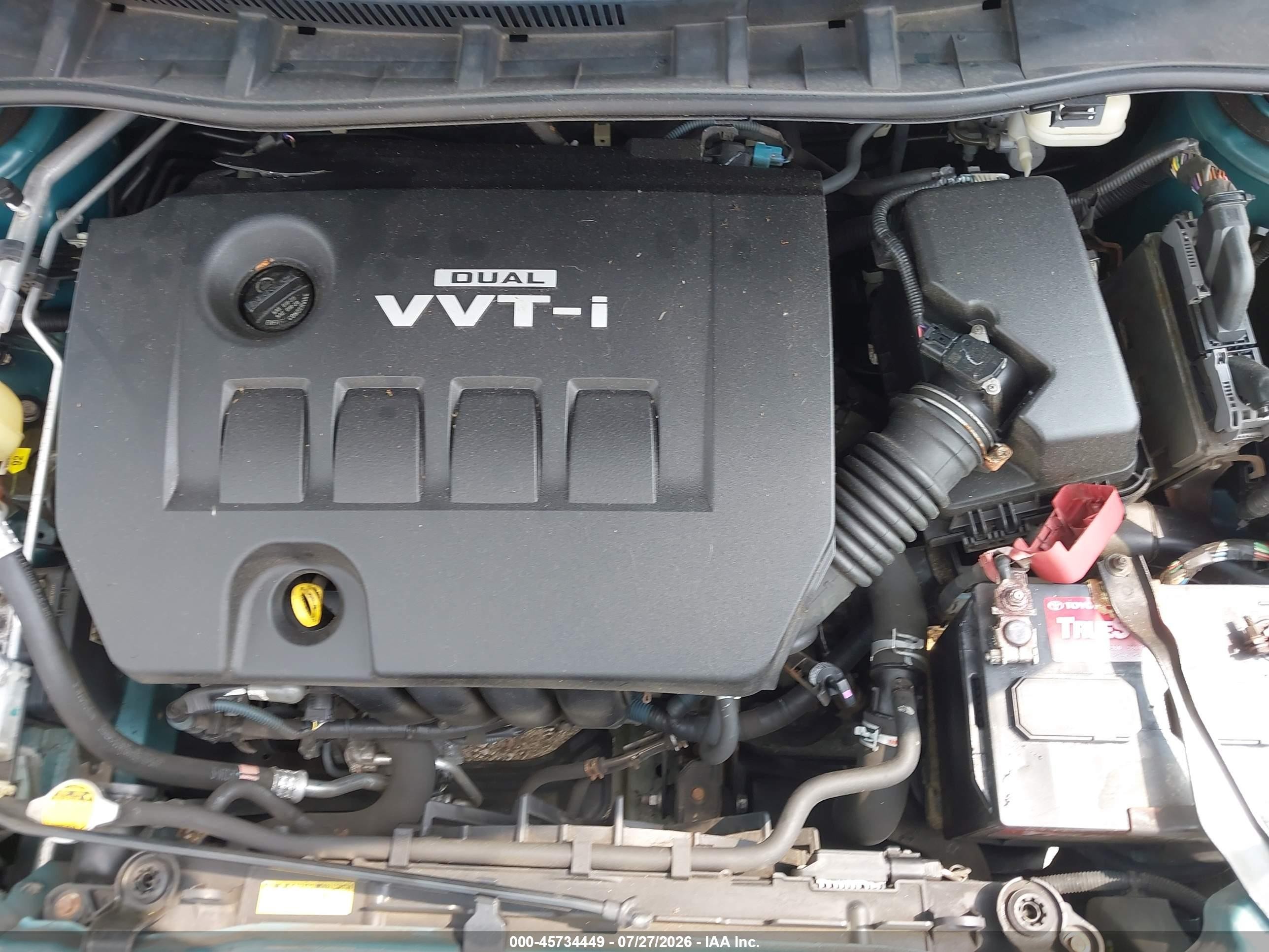 2010 Toyota Corolla Le Turquoise vin: 2T1BU4EE4AC302049