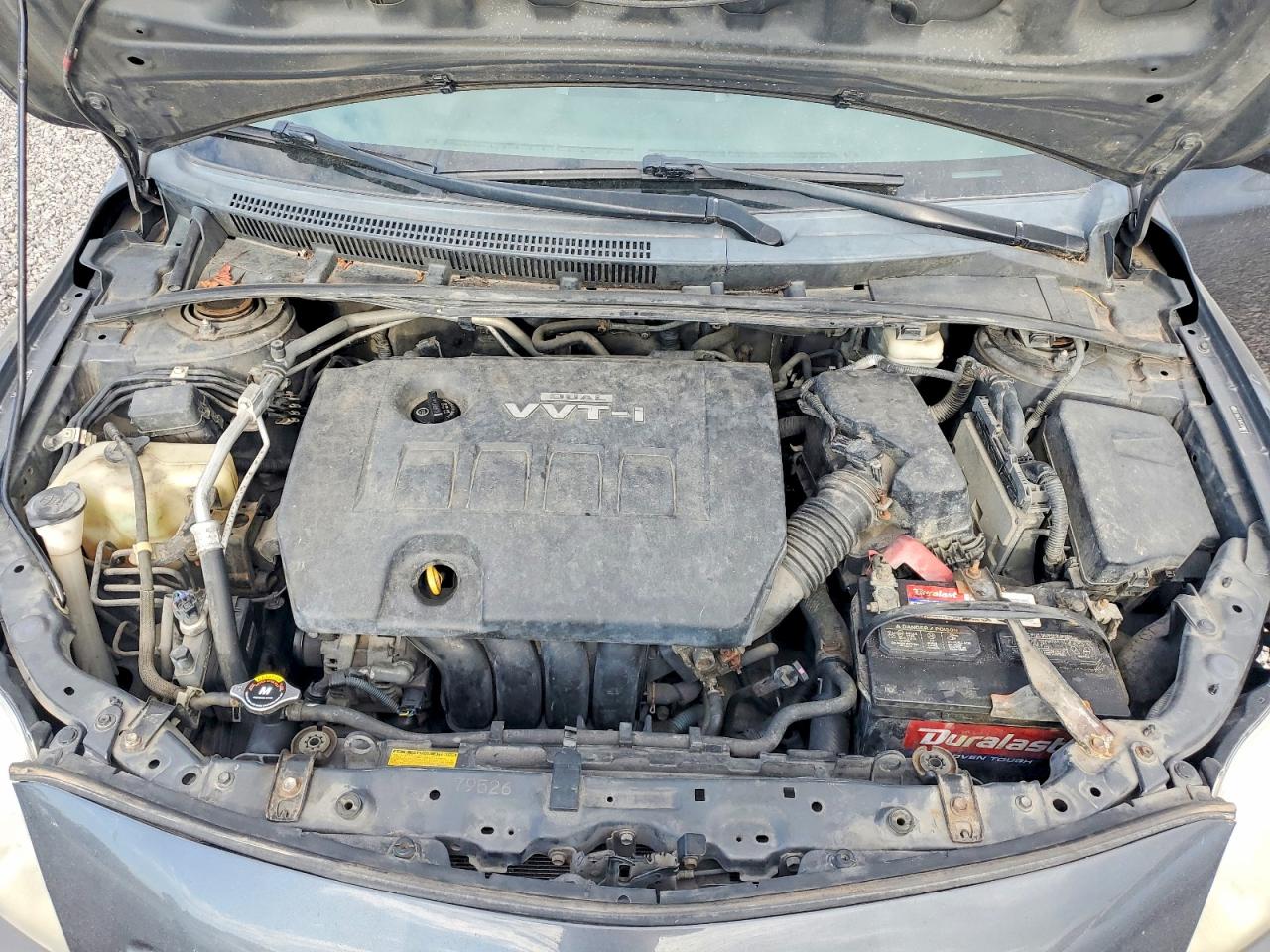2010 Toyota Corolla Le Gray vin: 2T1BU4EE4AC308403