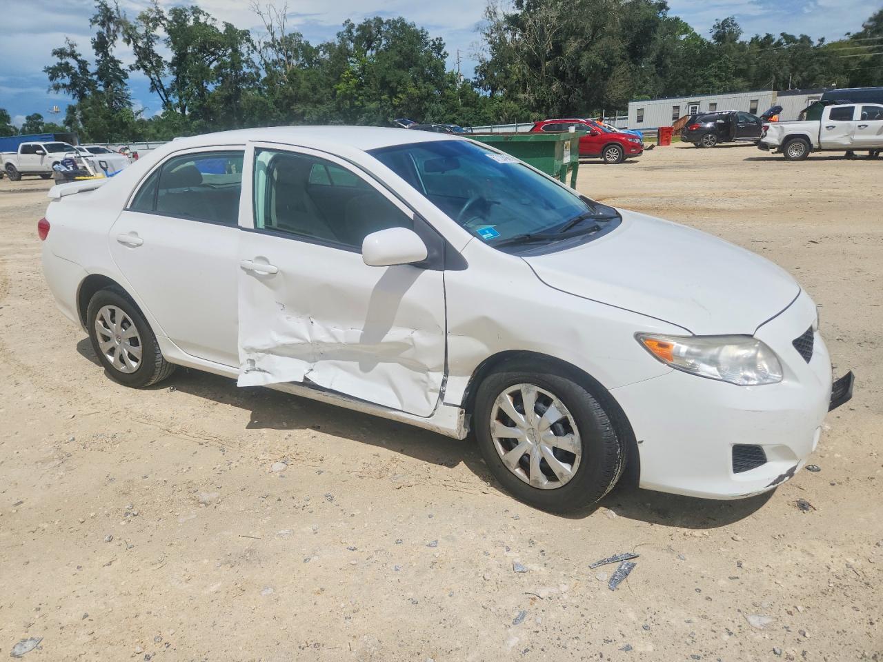 2010 Toyota Corolla Le White vin: 2T1BU4EE4AC309938