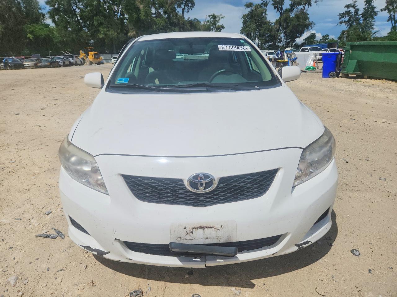 2010 Toyota Corolla Le White vin: 2T1BU4EE4AC309938