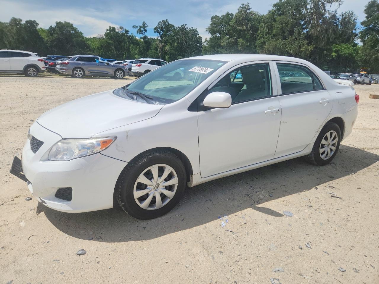 2010 Toyota Corolla Le Белый vin: 2T1BU4EE4AC309938