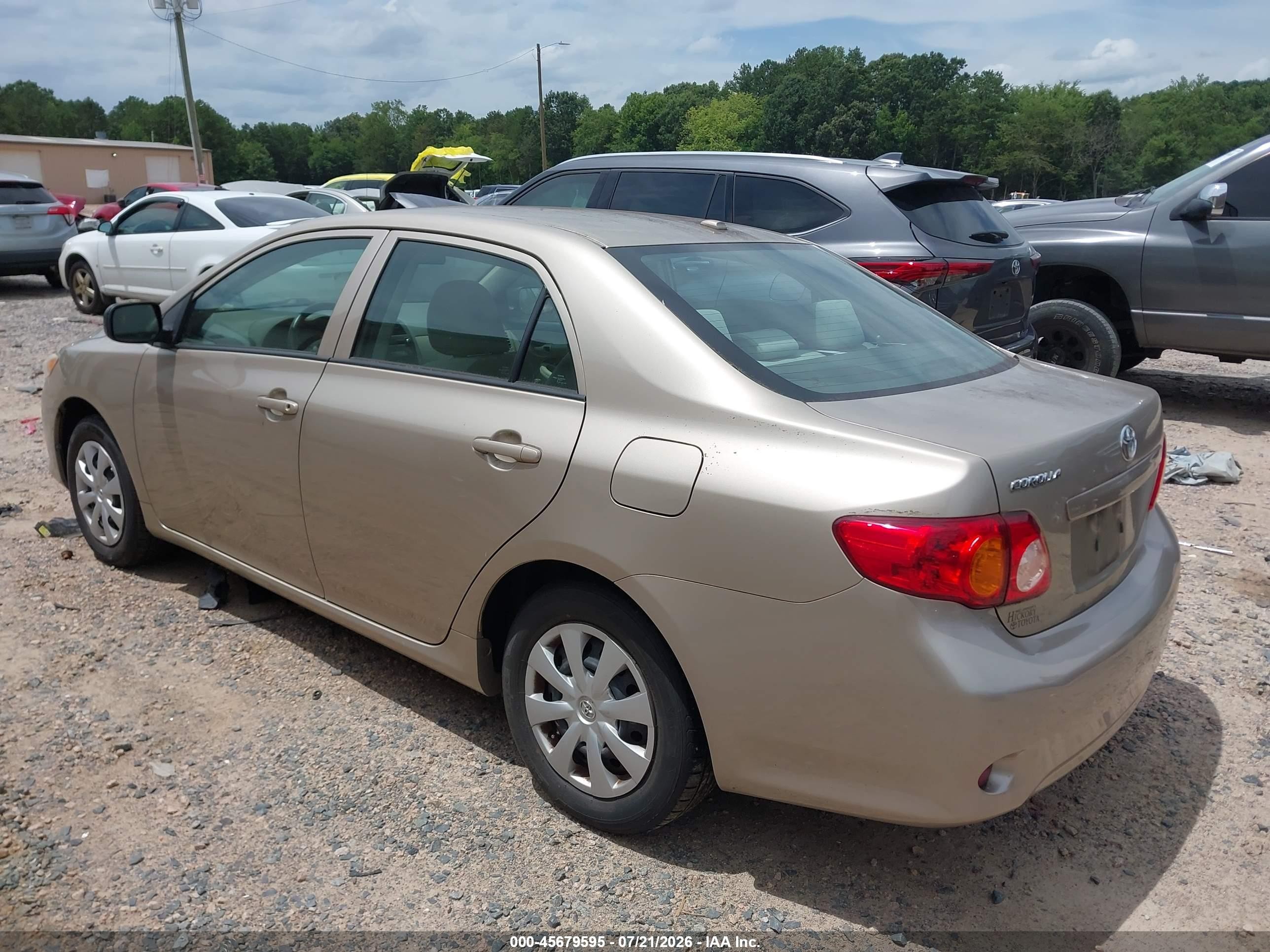 2010 Toyota Corolla Tan vin: 2T1BU4EE4AC314654