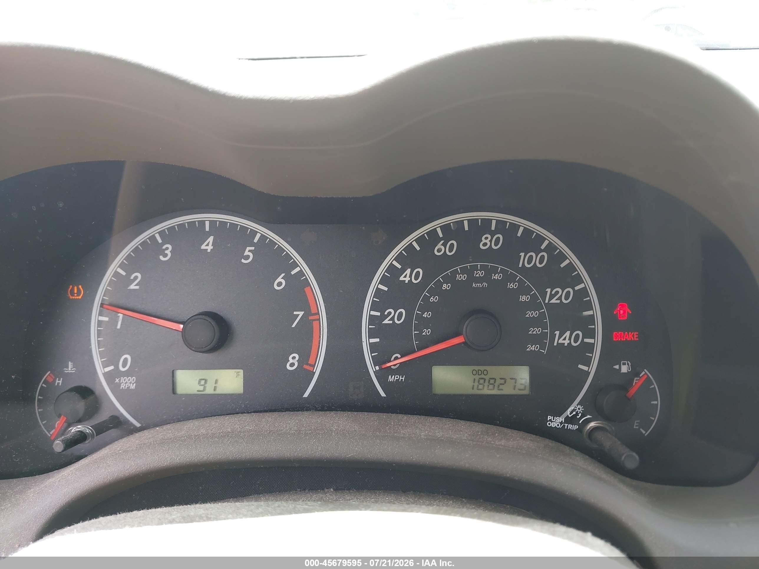 2010 Toyota Corolla Tan vin: 2T1BU4EE4AC314654