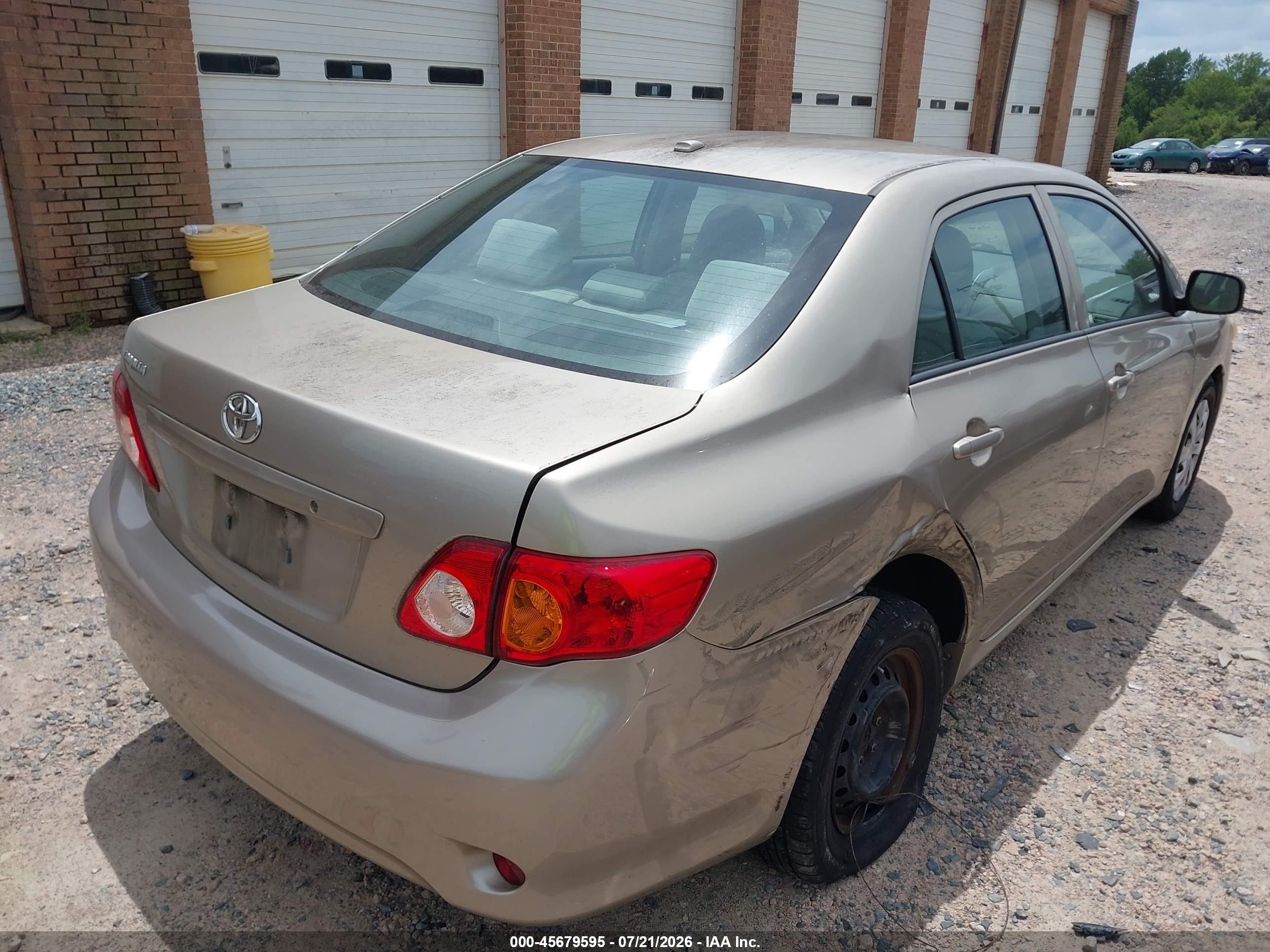 2010 Toyota Corolla Tan vin: 2T1BU4EE4AC314654