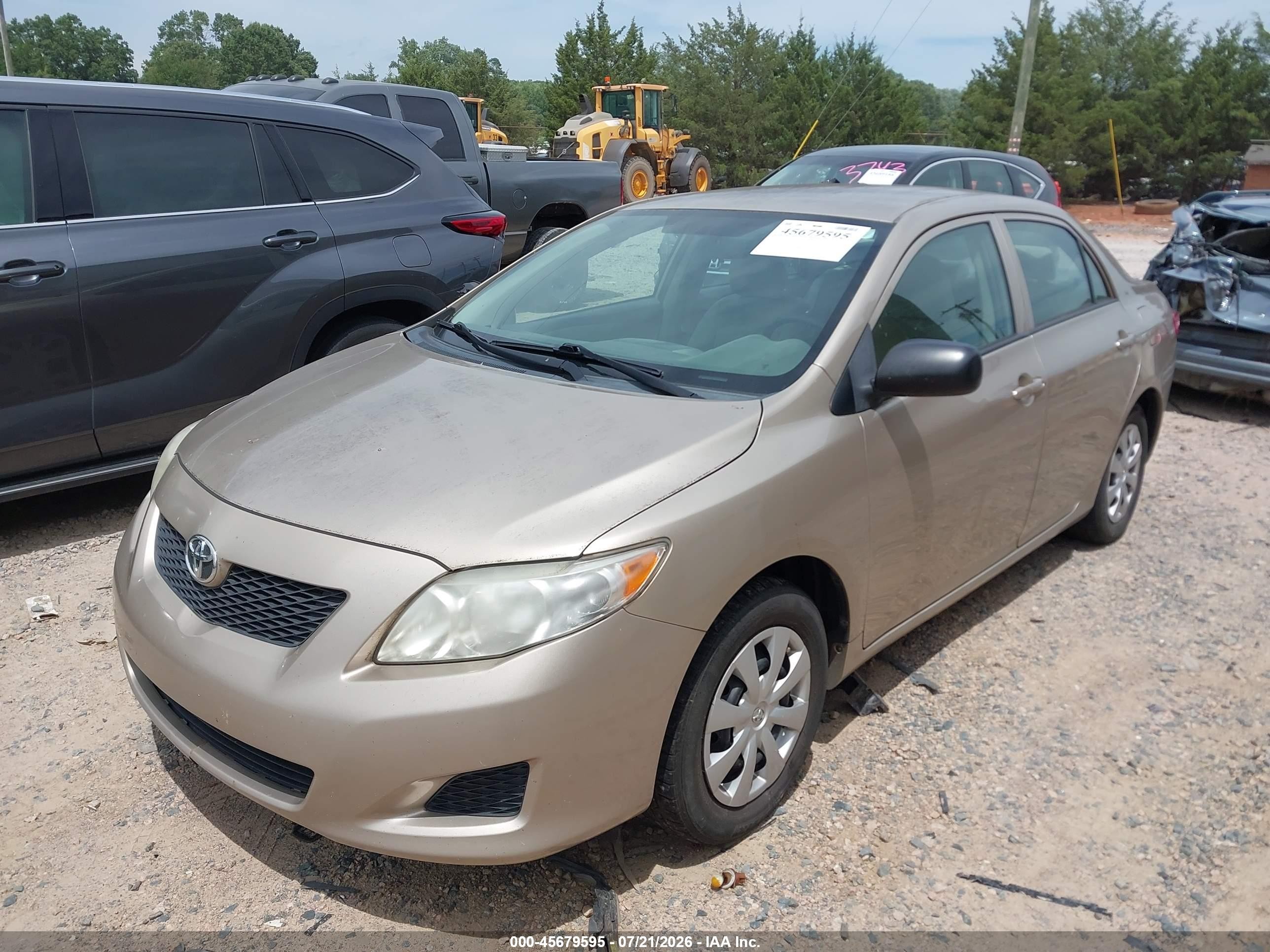 2010 Toyota Corolla Tan vin: 2T1BU4EE4AC314654