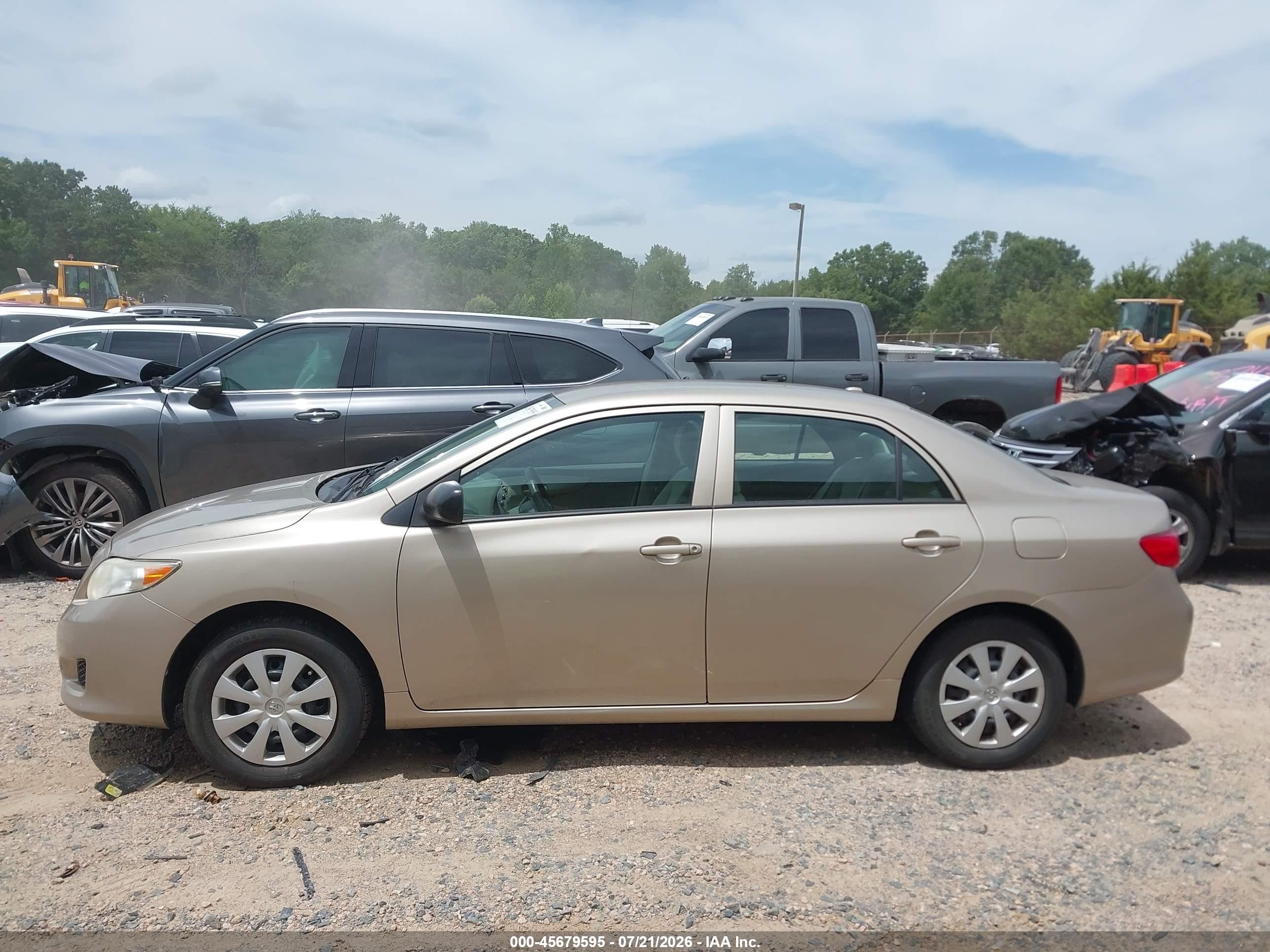 2010 Toyota Corolla Tan vin: 2T1BU4EE4AC314654