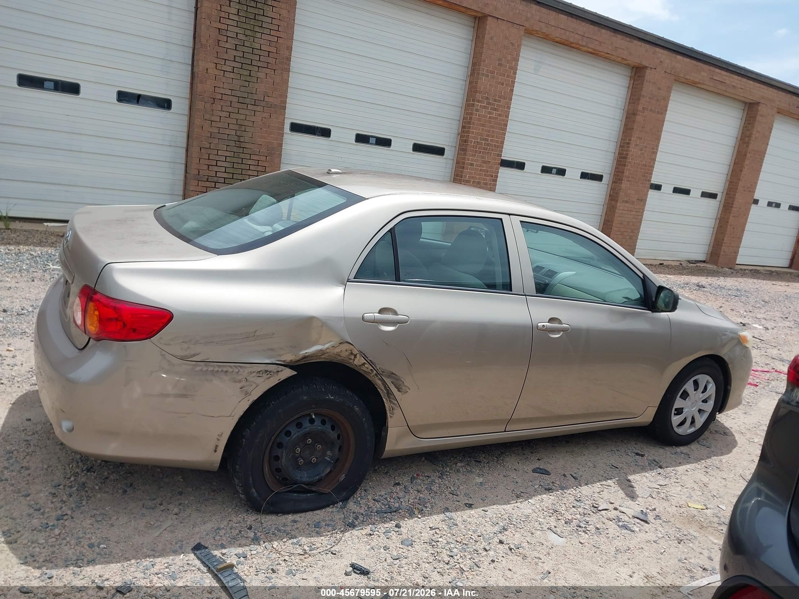 2010 Toyota Corolla Tan vin: 2T1BU4EE4AC314654