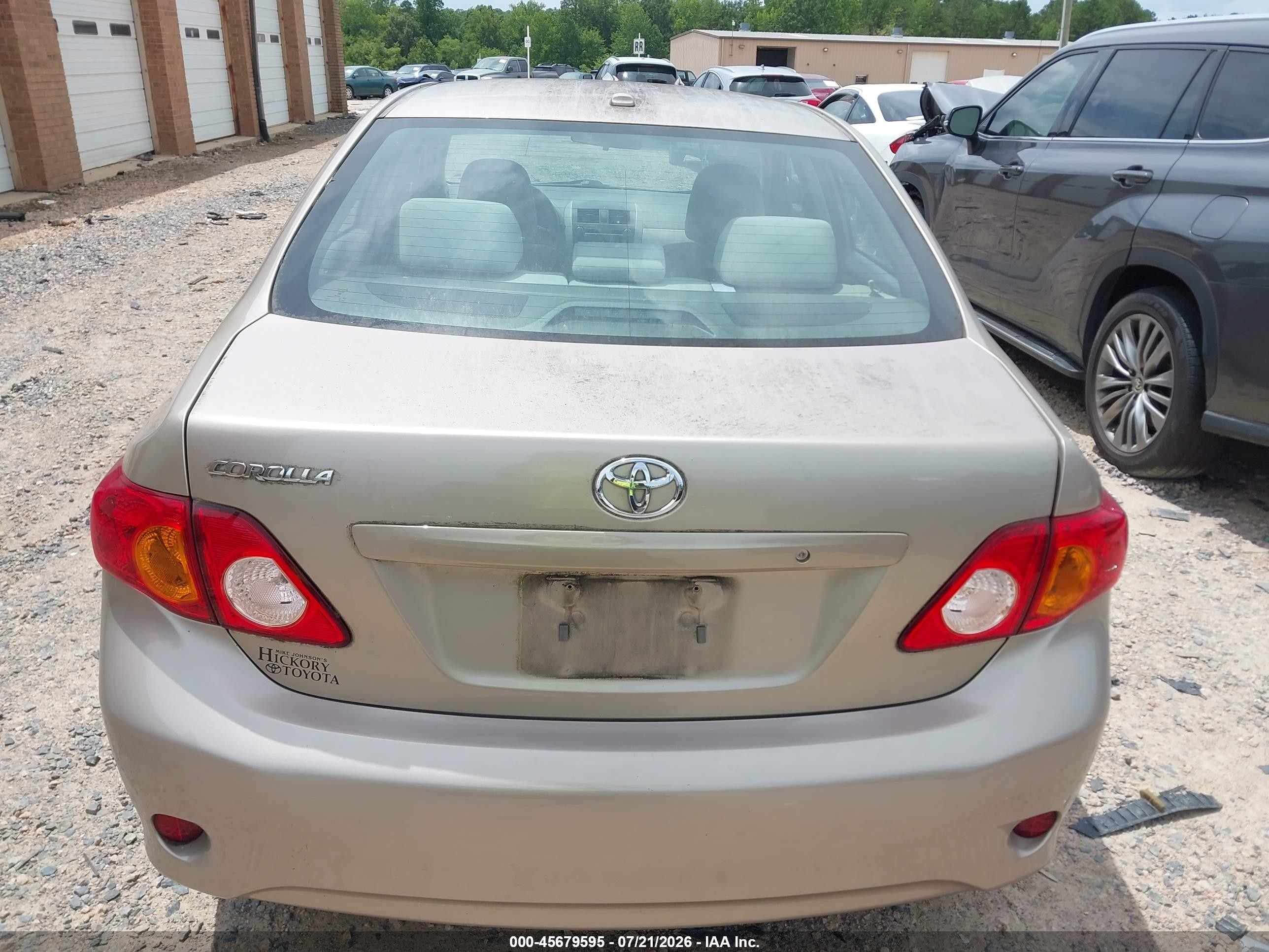 2010 Toyota Corolla Tan vin: 2T1BU4EE4AC314654