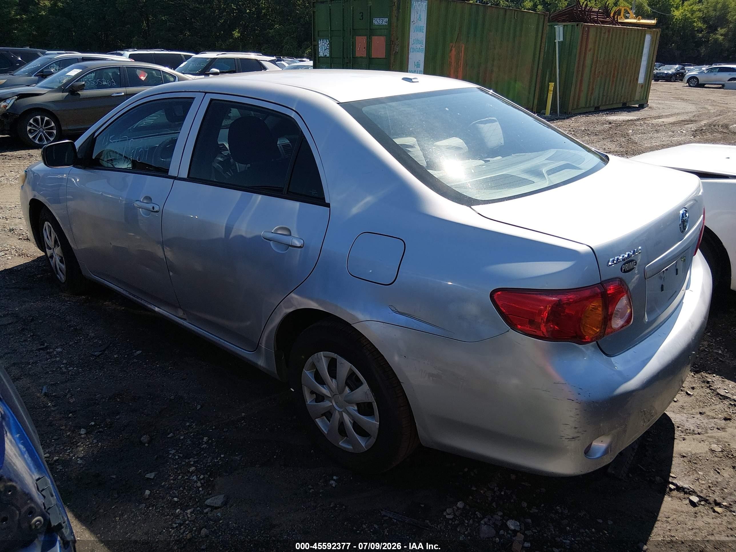2010 Toyota Corolla   Silver vin: 2T1BU4EE4AC314699