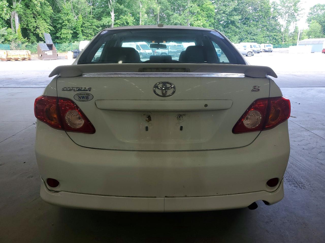 2010 Toyota Corolla S White vin: 2T1BU4EE4AC331812