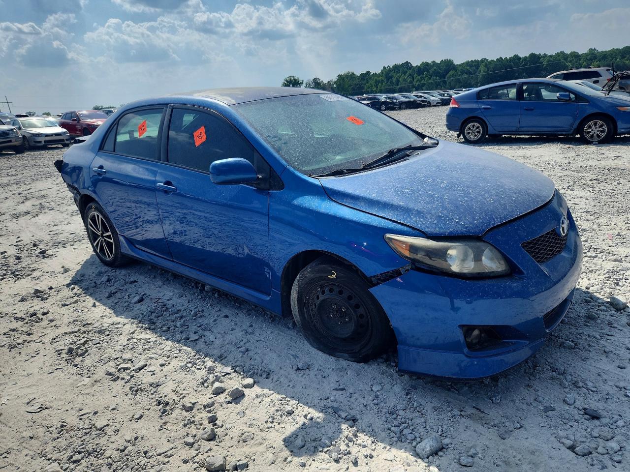 2010 Toyota Corolla S Blue vin: 2T1BU4EE4AC353664