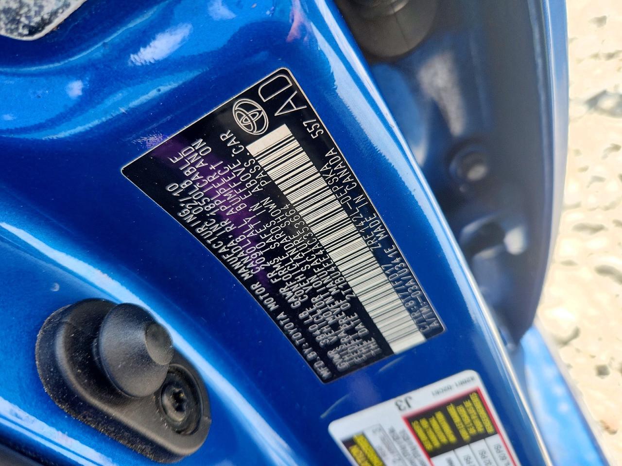 2010 Toyota Corolla S Blue vin: 2T1BU4EE4AC353664