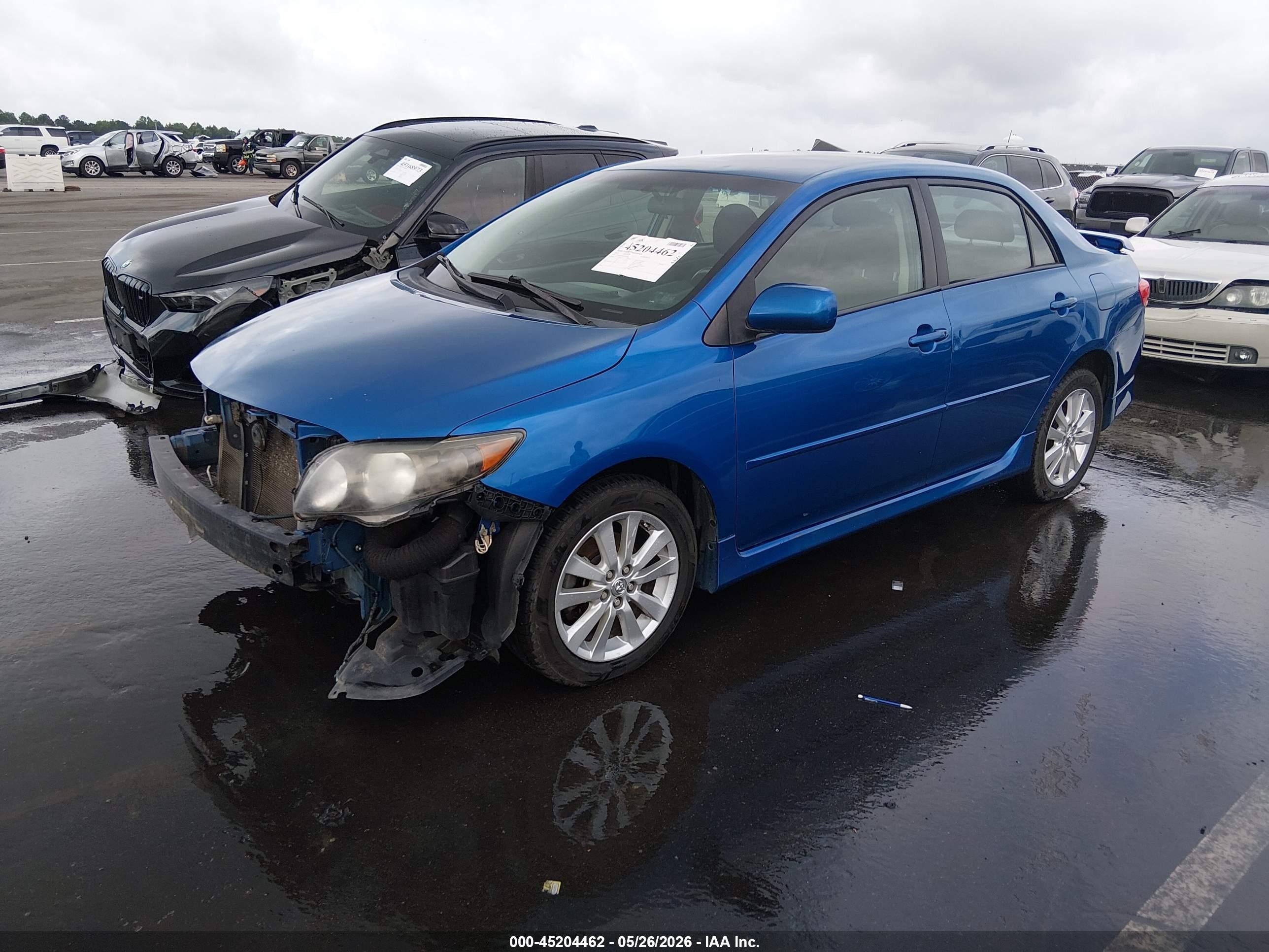 2010 Toyota Corolla S Синий vin: 2T1BU4EE4AC365264