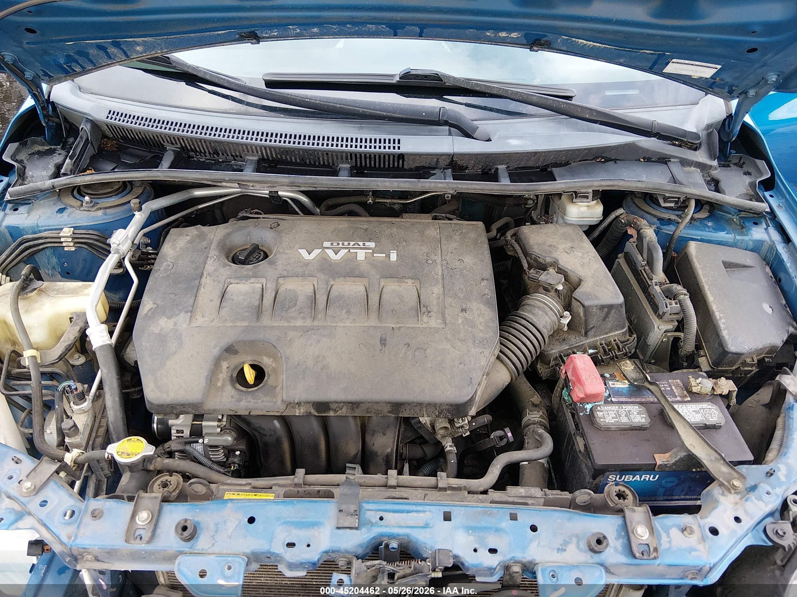 2010 Toyota Corolla S Синий vin: 2T1BU4EE4AC365264