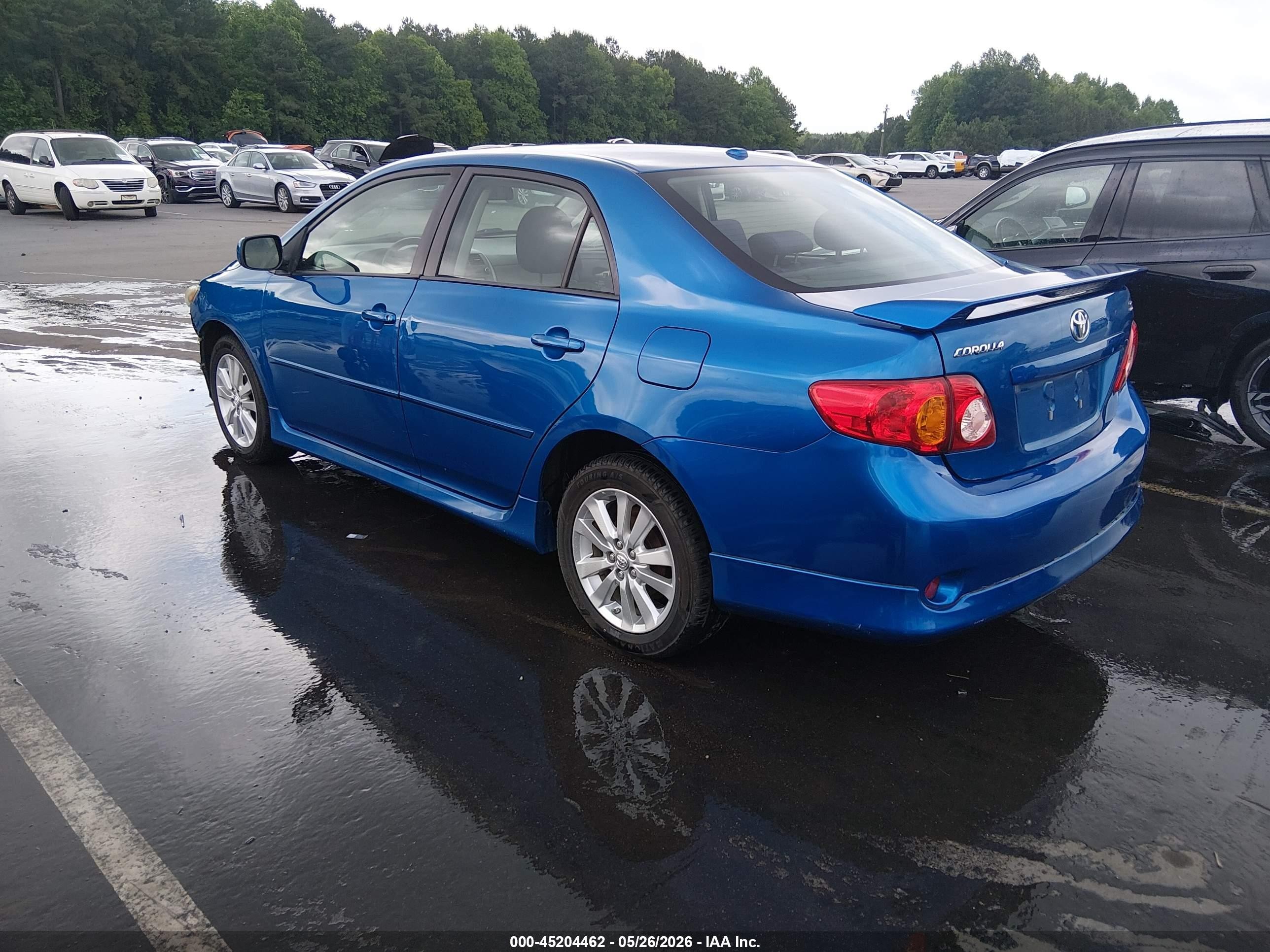 2010 Toyota Corolla S Синий vin: 2T1BU4EE4AC365264