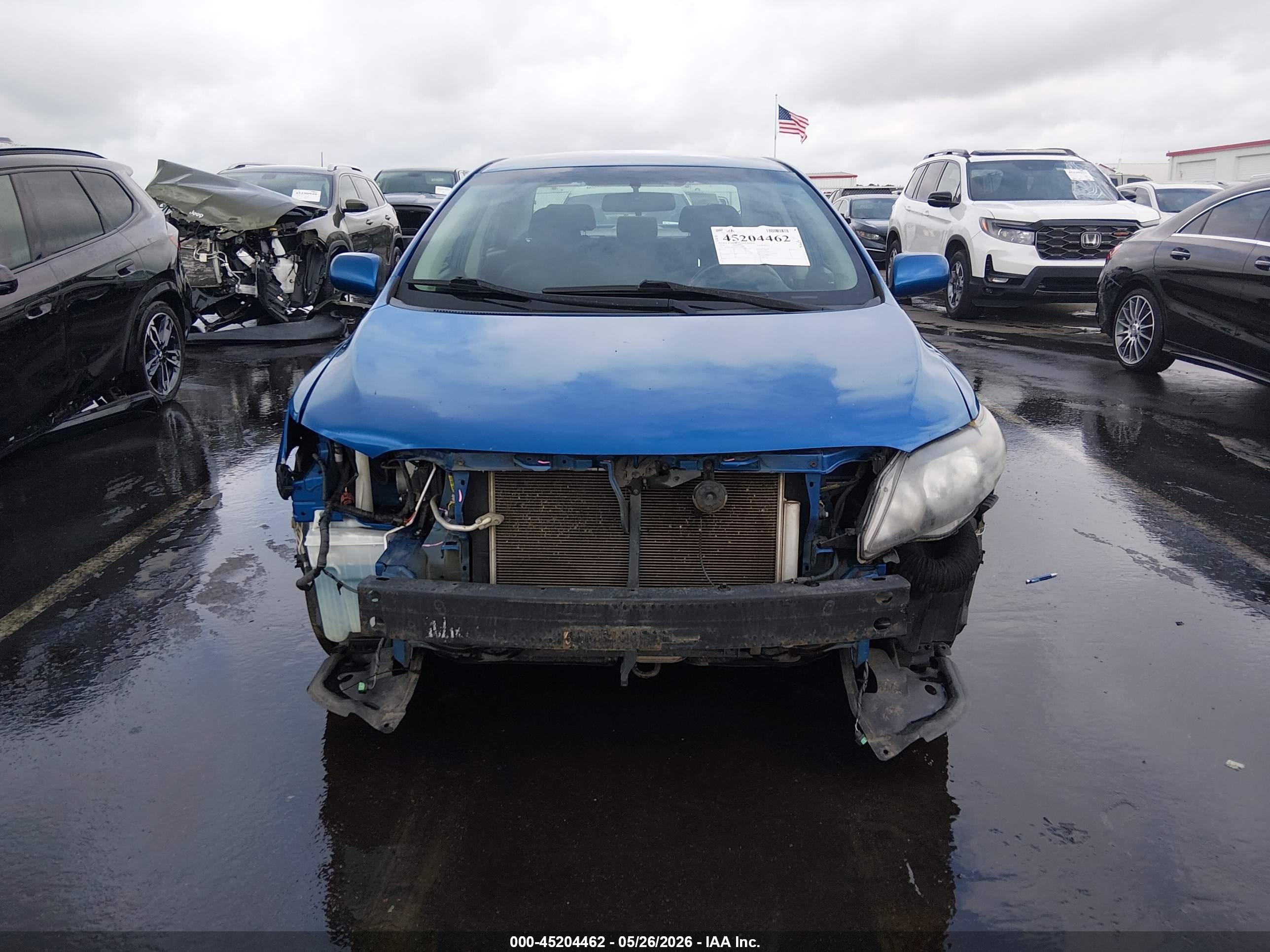 2010 Toyota Corolla S Синий vin: 2T1BU4EE4AC365264