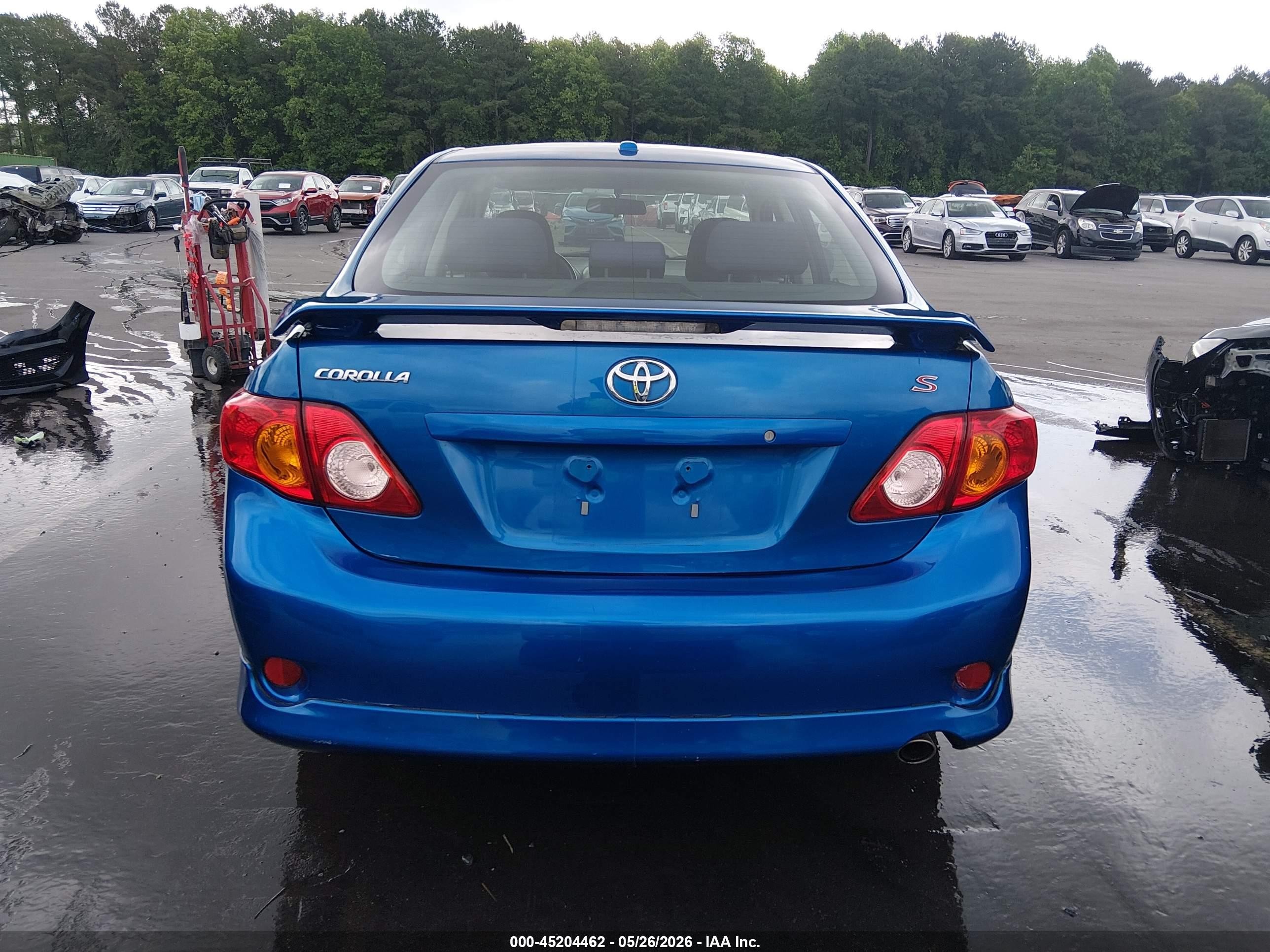 2010 Toyota Corolla S Синий vin: 2T1BU4EE4AC365264