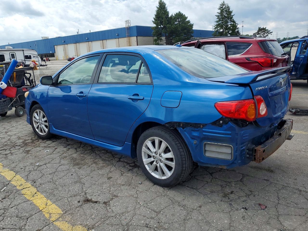 2010 Toyota Corolla S Blue vin: 2T1BU4EE4AC375602
