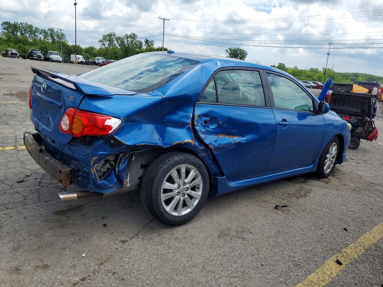 2010 Toyota Corolla S Blue vin: 2T1BU4EE4AC375602