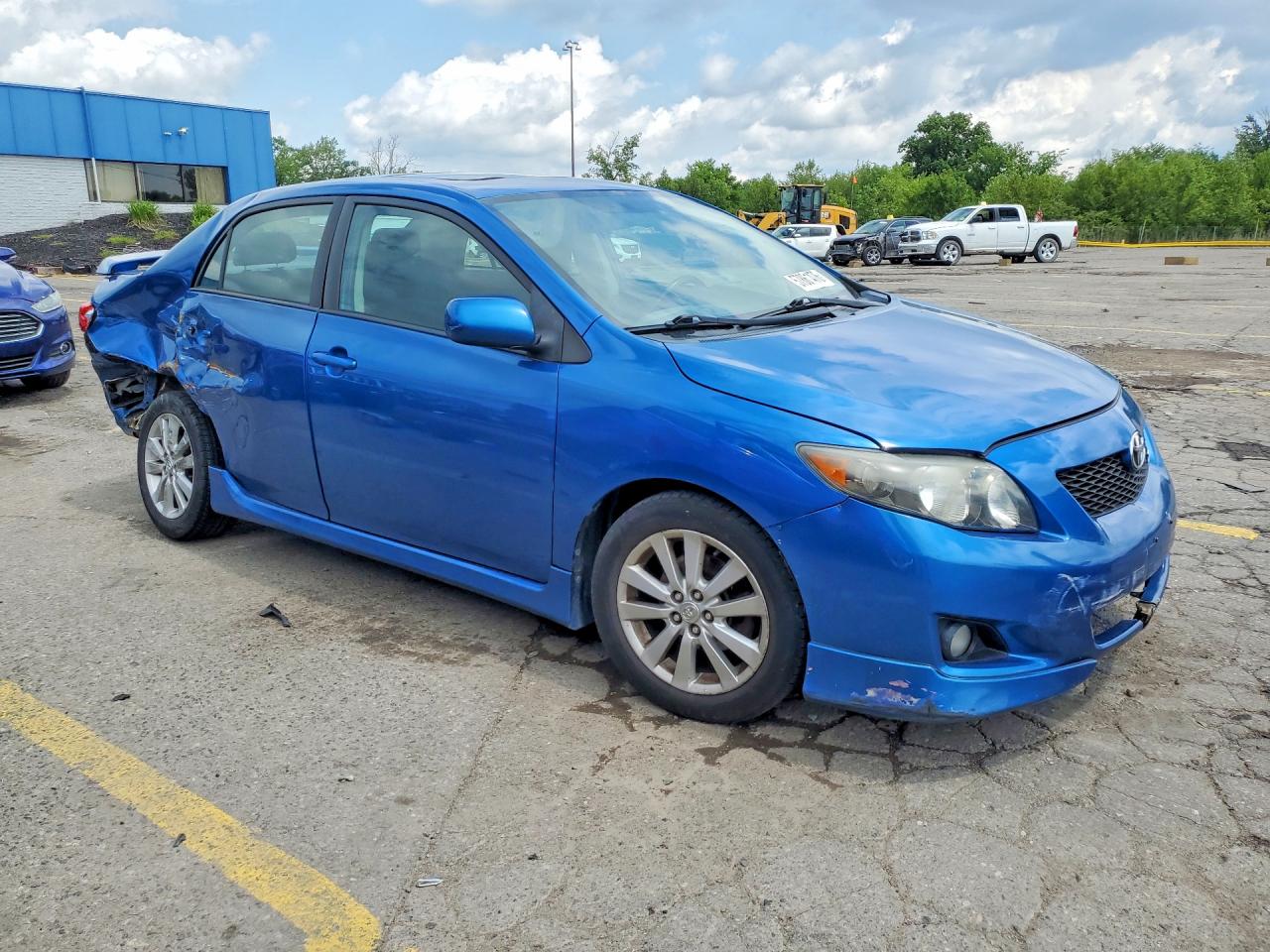 2010 Toyota Corolla S Blue vin: 2T1BU4EE4AC375602
