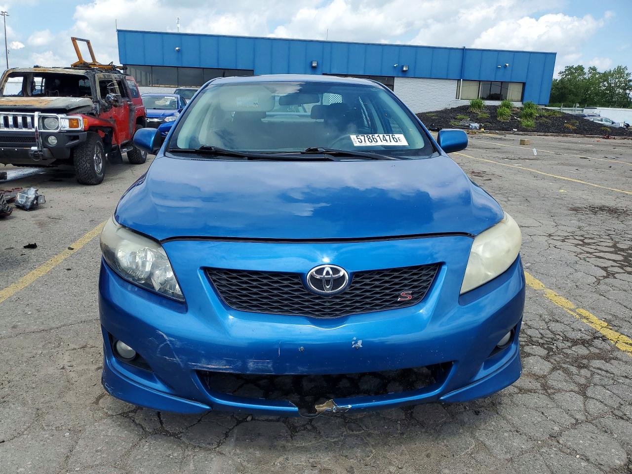 2010 Toyota Corolla S Blue vin: 2T1BU4EE4AC375602