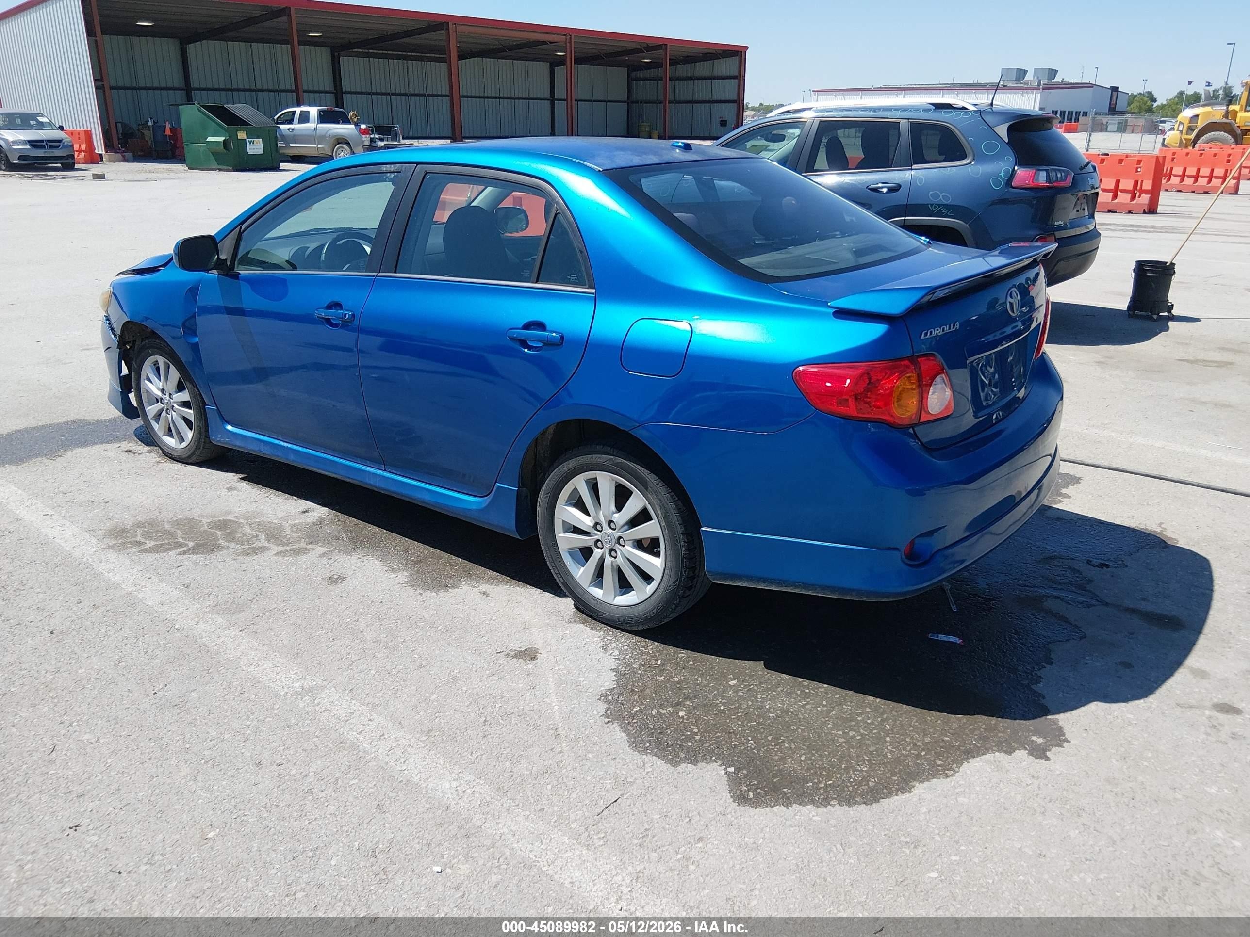 2010 Toyota Corolla S Blue vin: 2T1BU4EE4AC380198