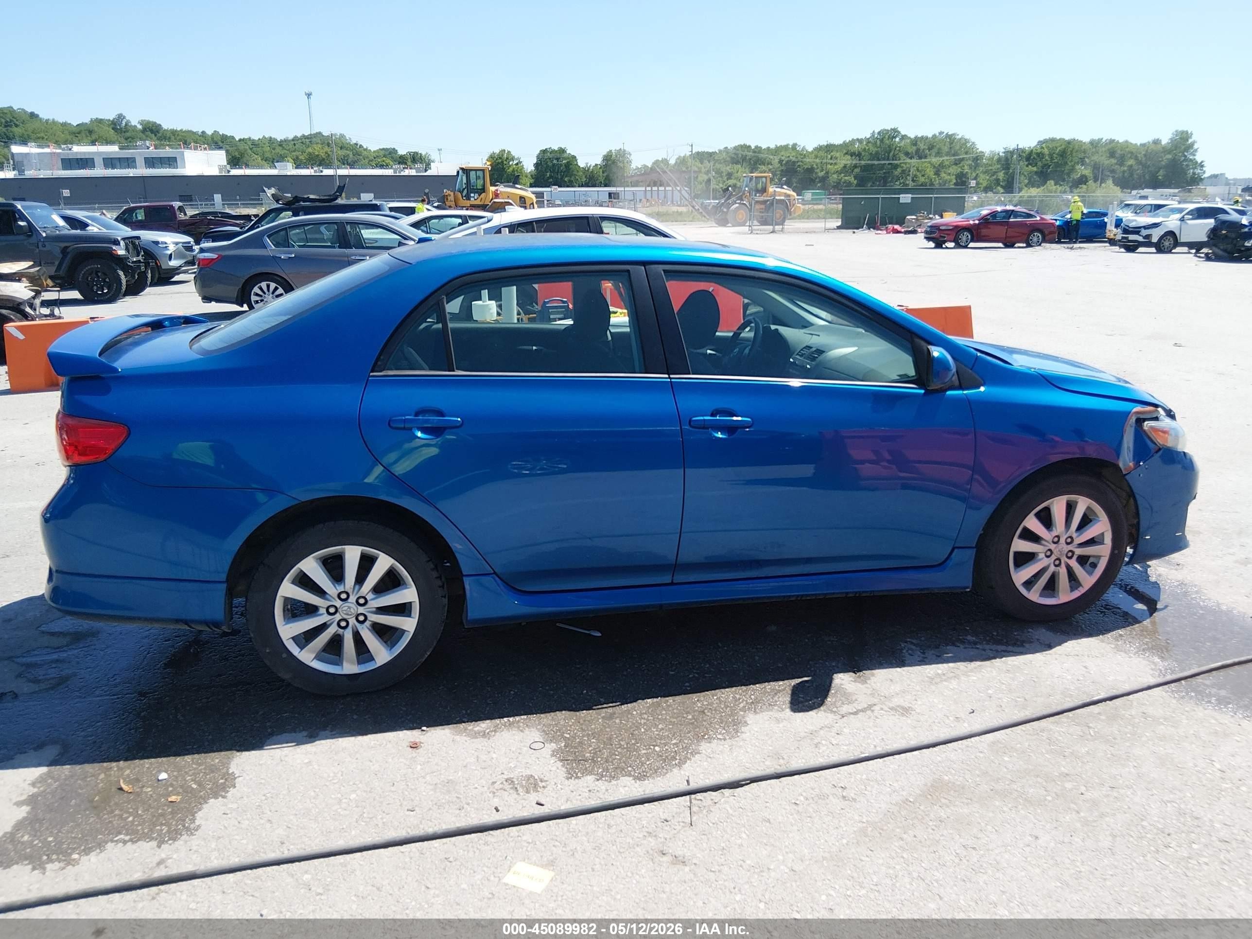 2010 Toyota Corolla S Blue vin: 2T1BU4EE4AC380198