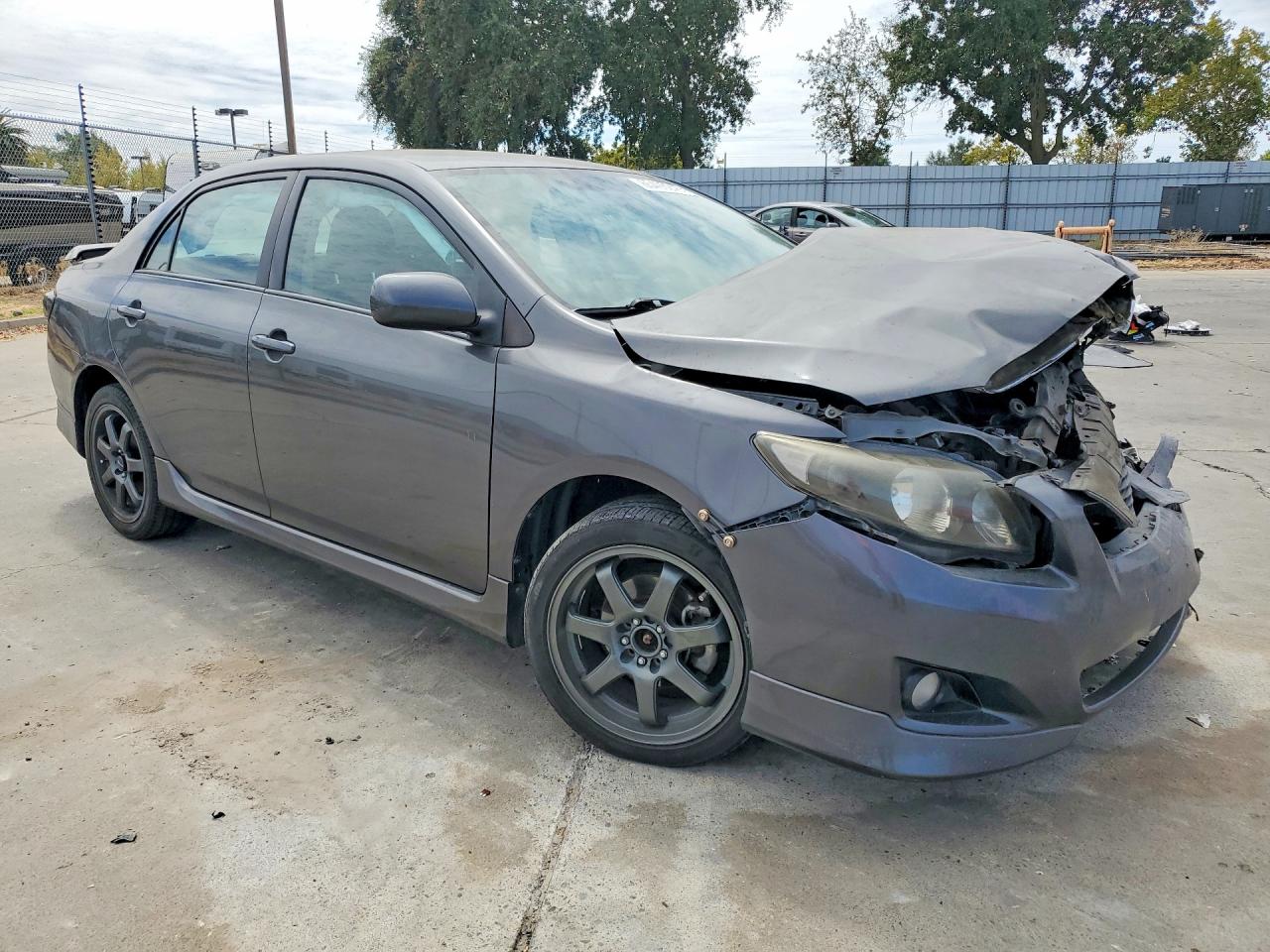 2010 Toyota Corolla S Gray vin: 2T1BU4EE4AC408467