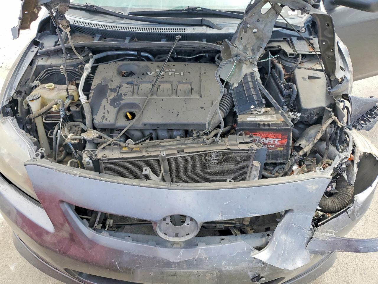 2010 Toyota Corolla S Gray vin: 2T1BU4EE4AC408467