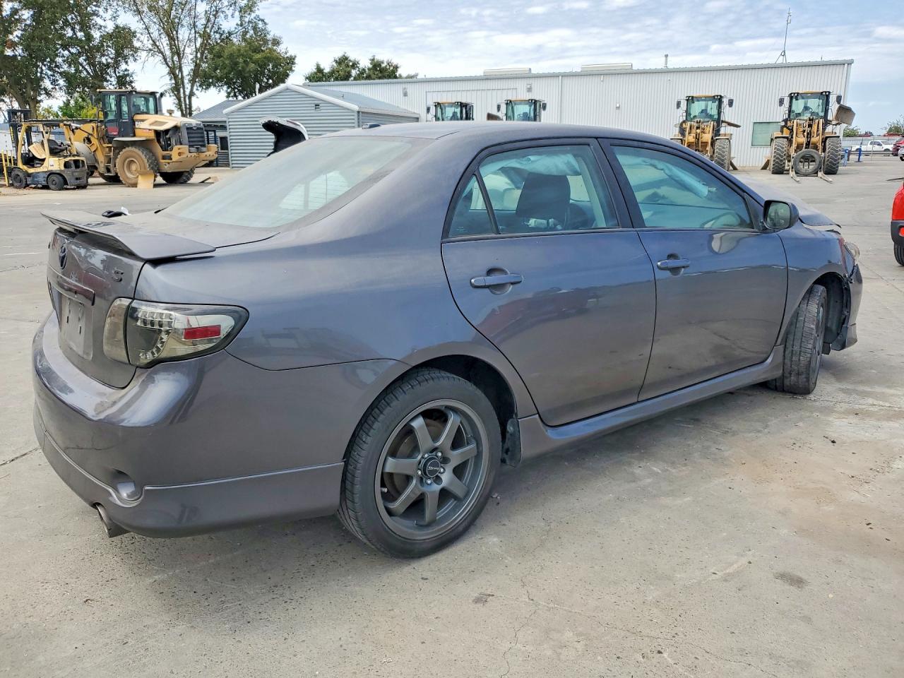 2010 Toyota Corolla S Gray vin: 2T1BU4EE4AC408467