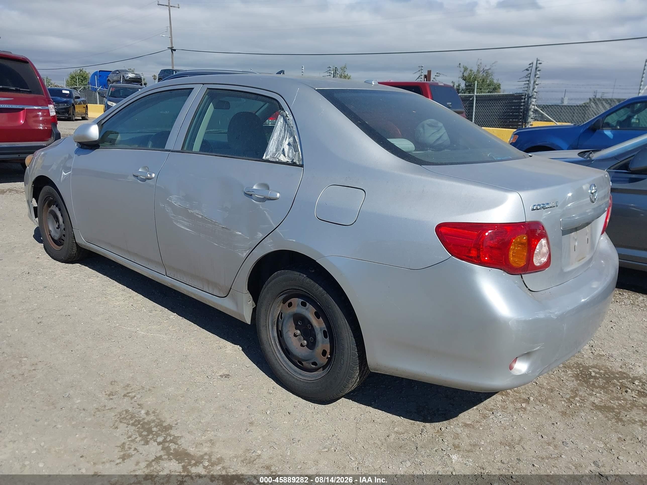 2010 Toyota Corolla Le Gray vin: 2T1BU4EE4AC416407