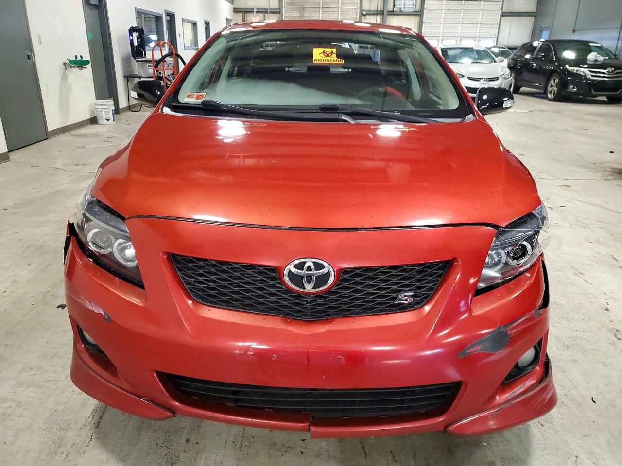 2010 Toyota Corolla S Red vin: 2T1BU4EE4AC425088