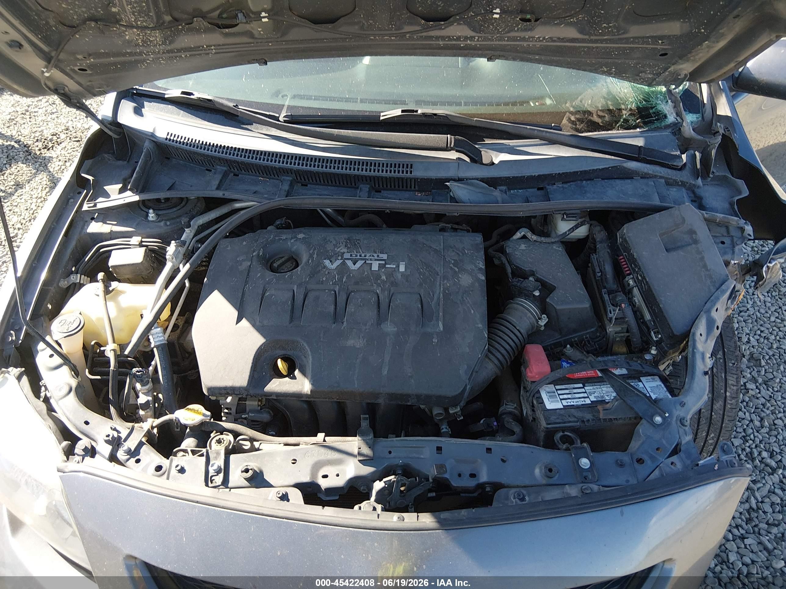2010 Toyota Corolla S Gray vin: 2T1BU4EE4AC436933