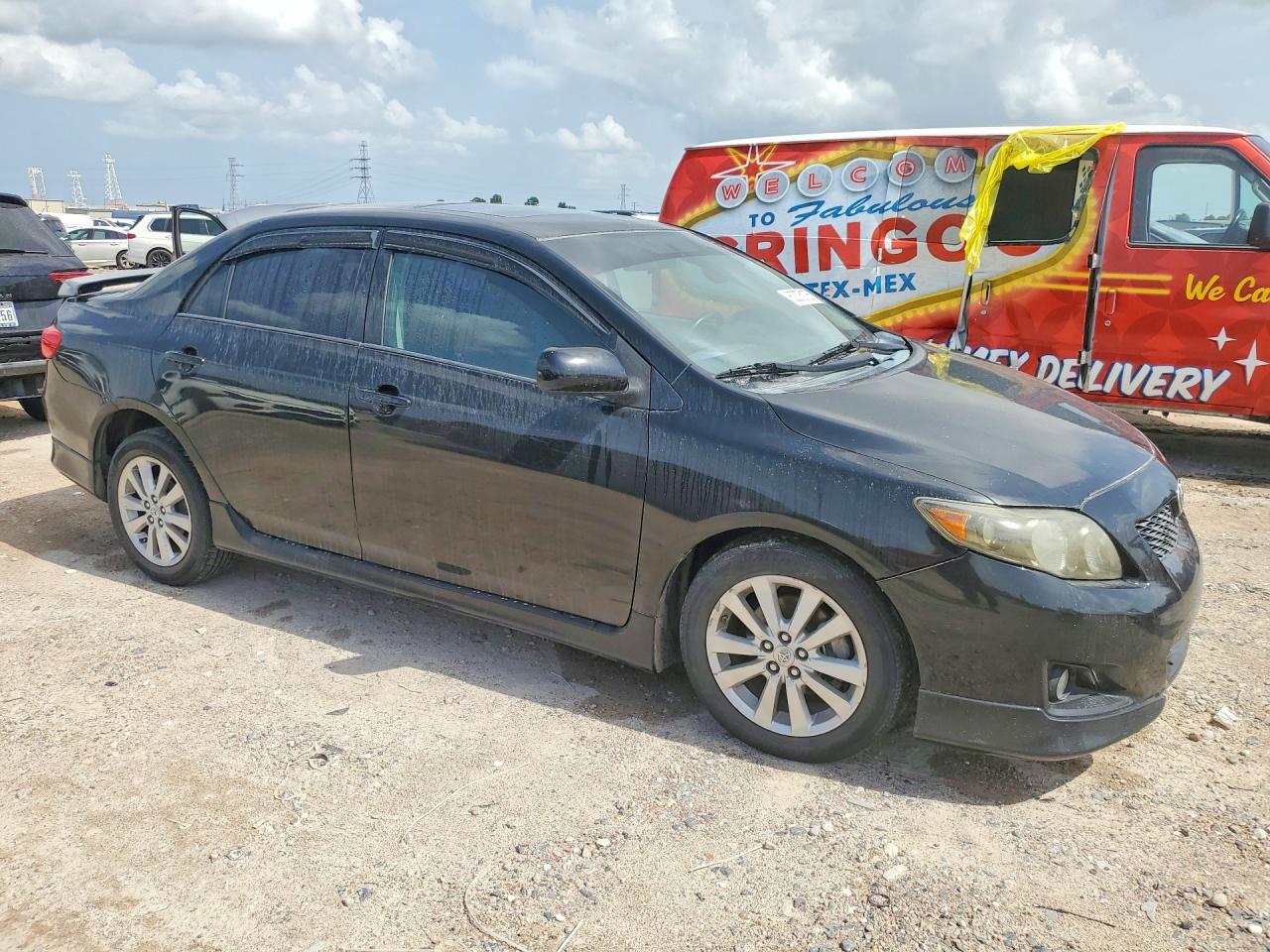 2010 Toyota Corolla S Черный vin: 2T1BU4EE4AC448208