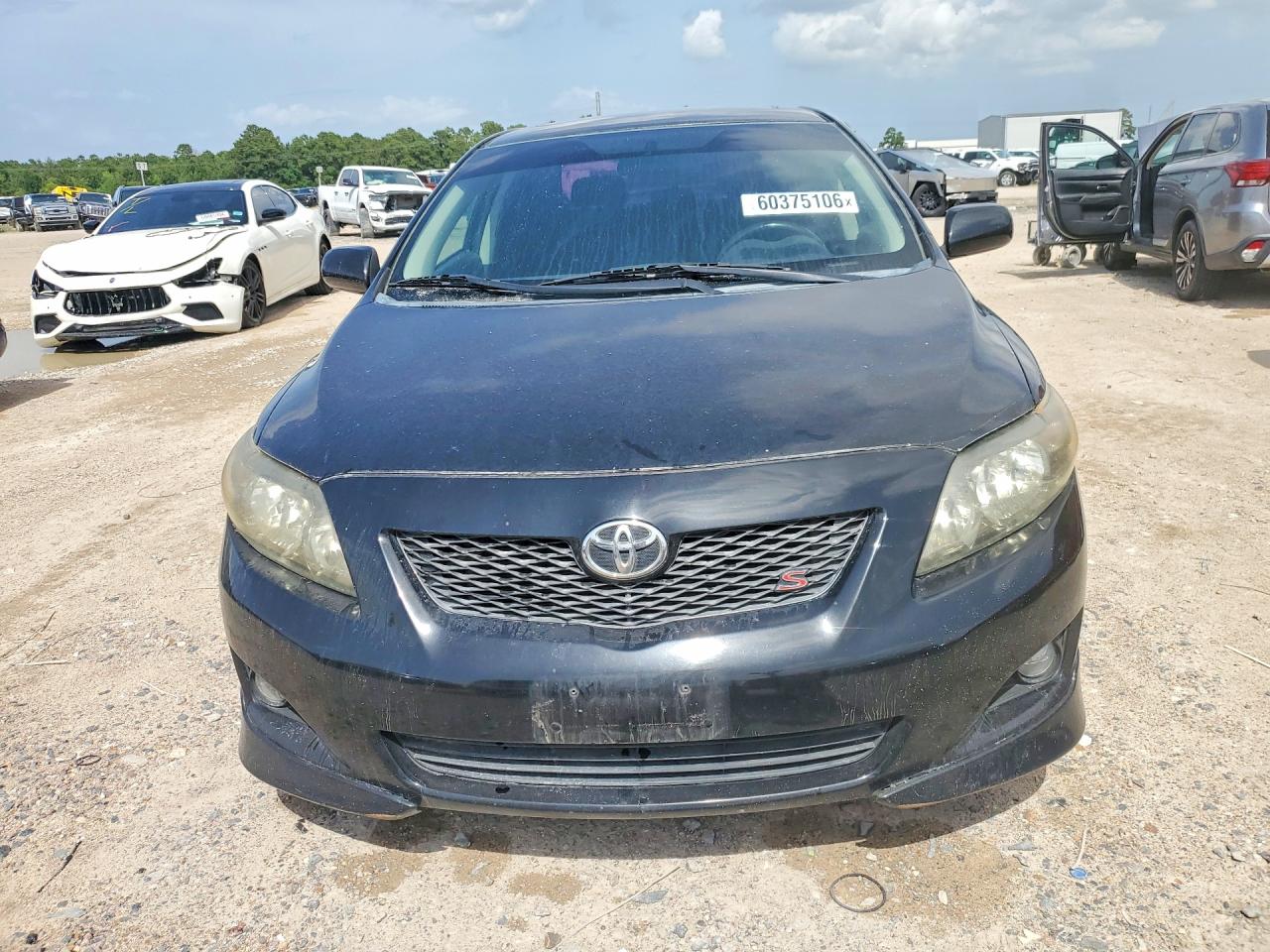 2010 Toyota Corolla S Черный vin: 2T1BU4EE4AC448208